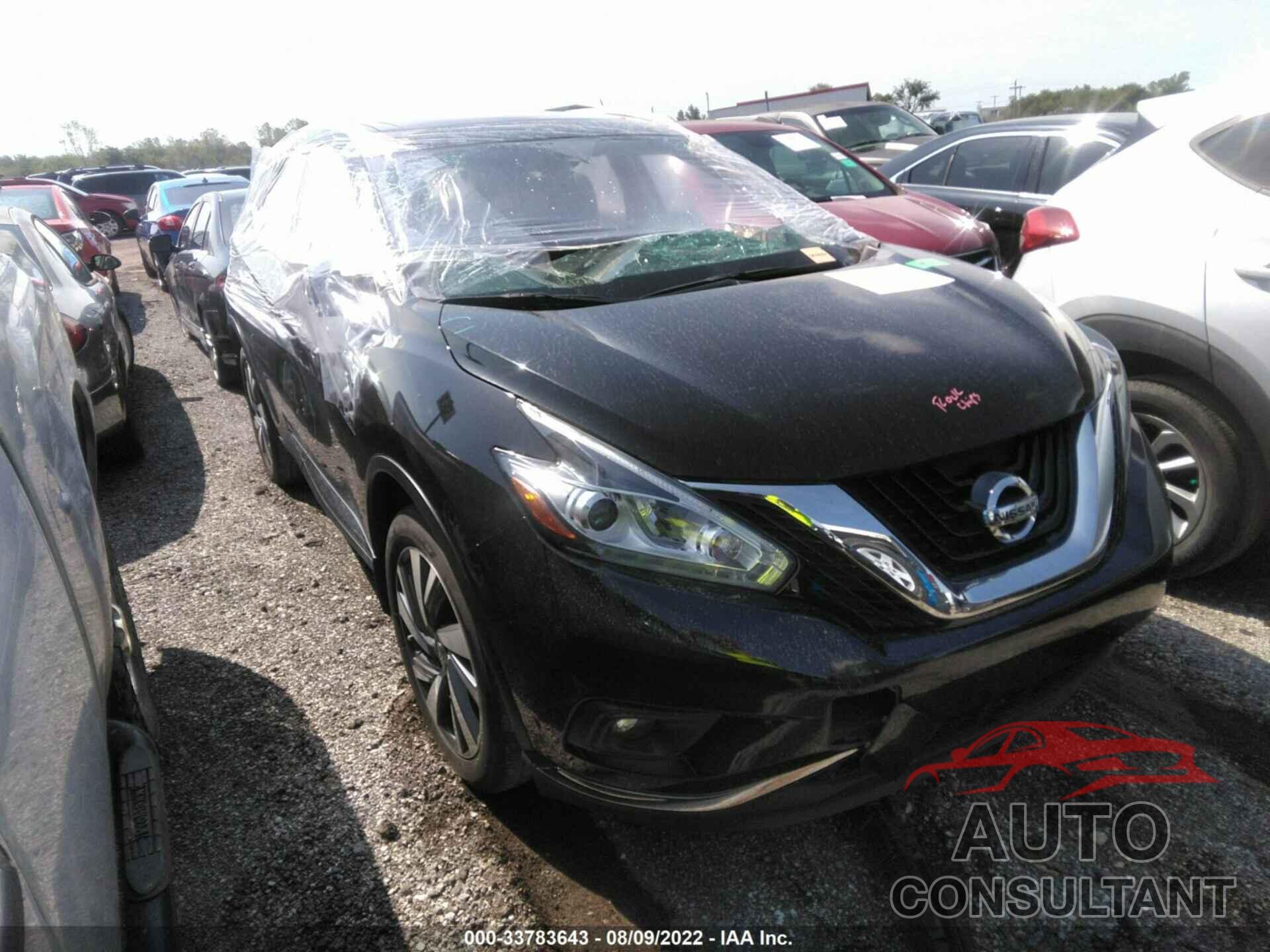 NISSAN MURANO 2018 - 5N1AZ2MG9JN178289