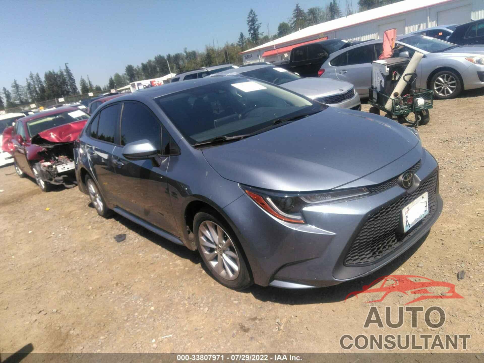 TOYOTA COROLLA 2020 - JTDHPRAE1LJ053303