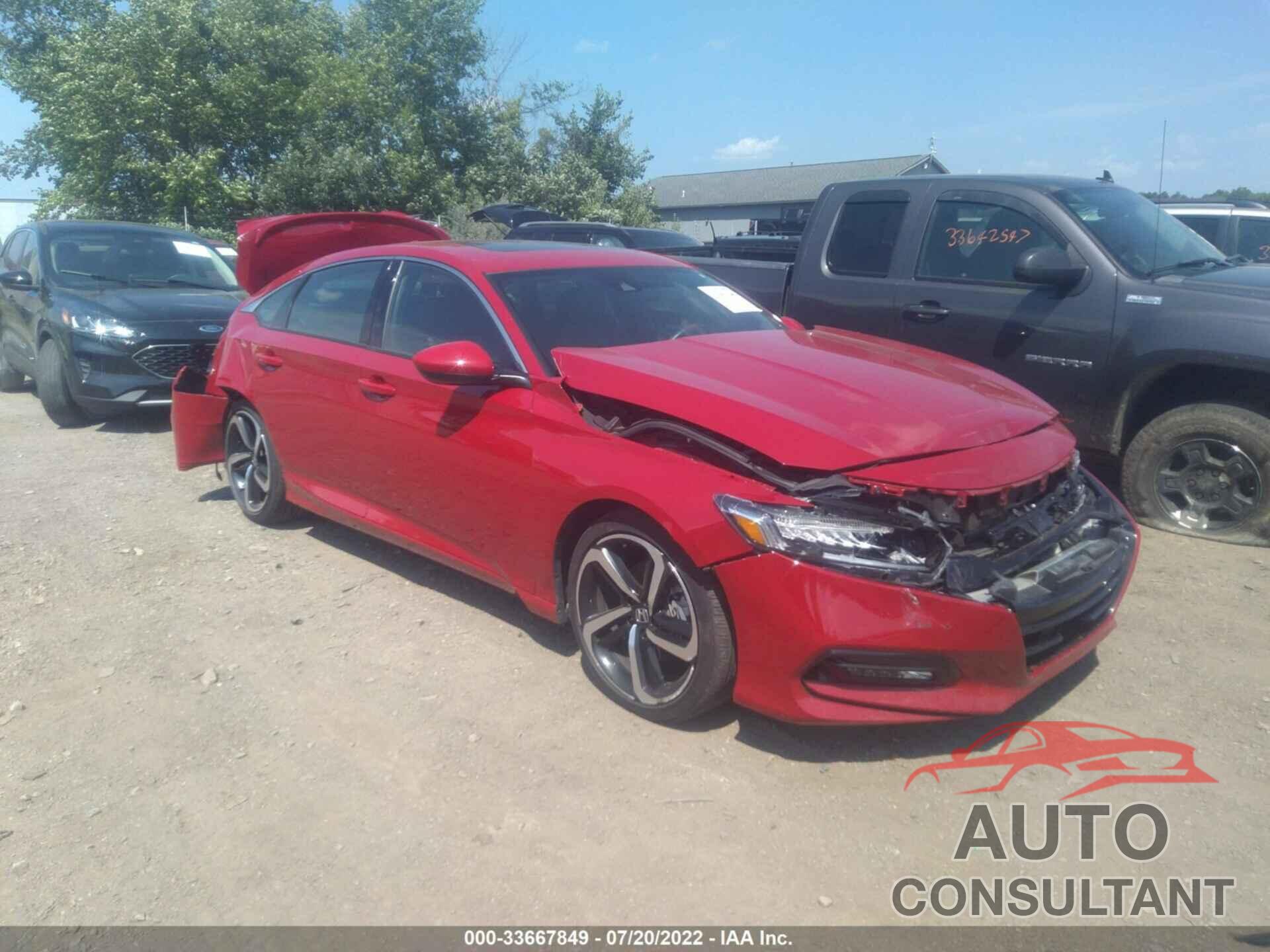 HONDA ACCORD SEDAN 2020 - 1HGCV2F3XLA025595