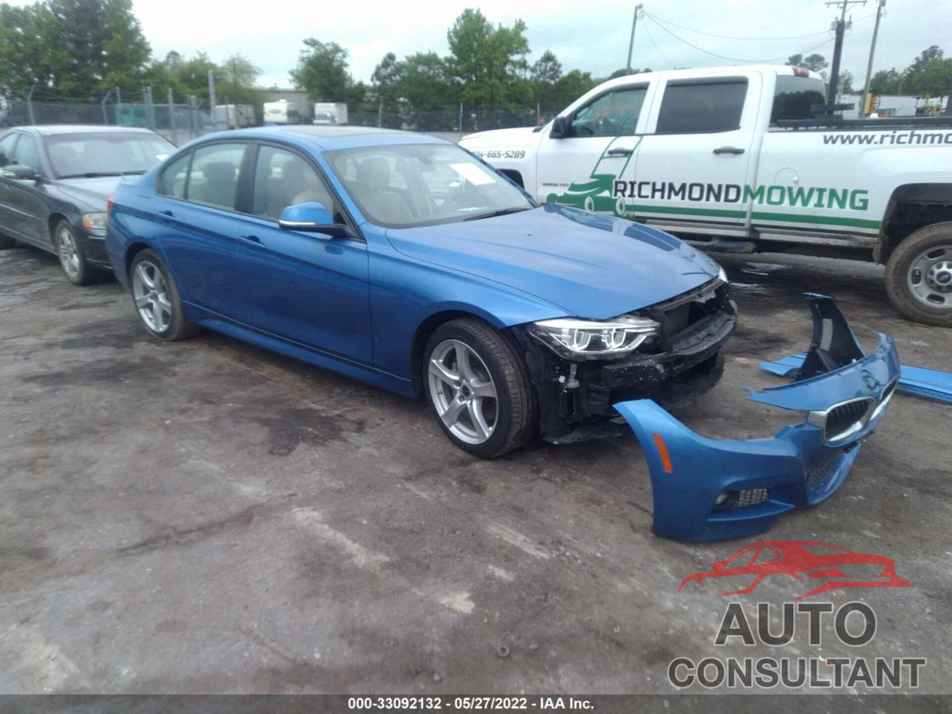 BMW 3 SERIES 2016 - WBA8E3G56GNU03403