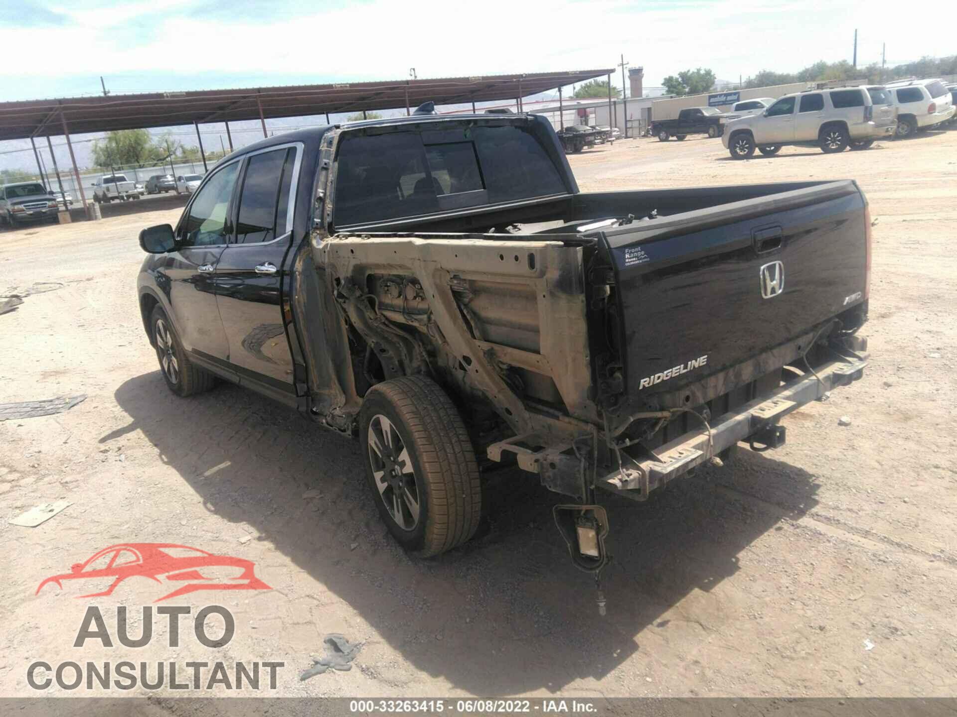 HONDA RIDGELINE 2017 - 5FPYK3F70HB024855