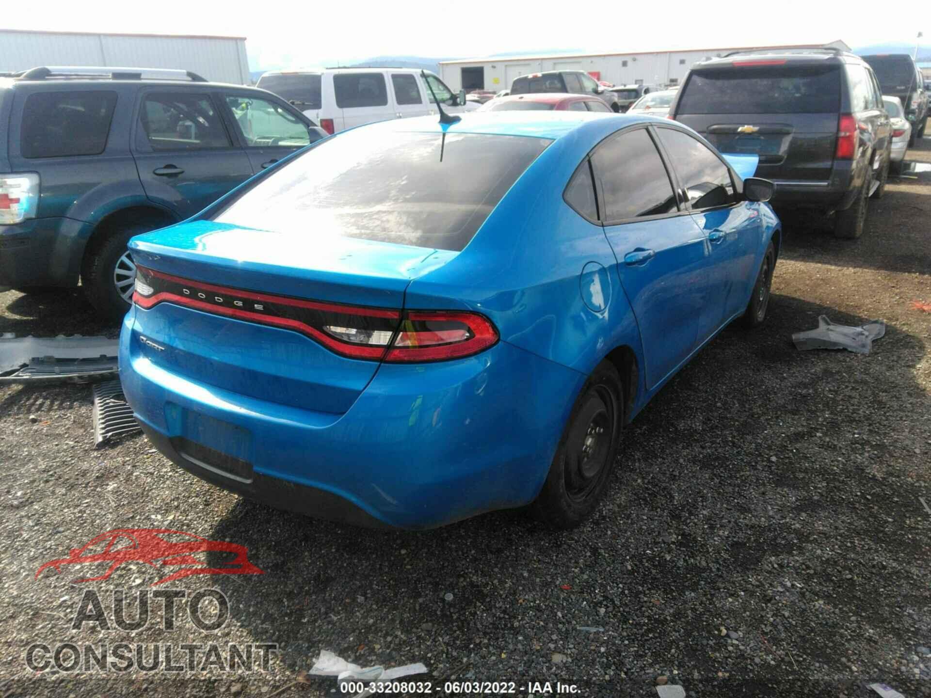 DODGE DART 2016 - 1C3CDFAA0GD504227