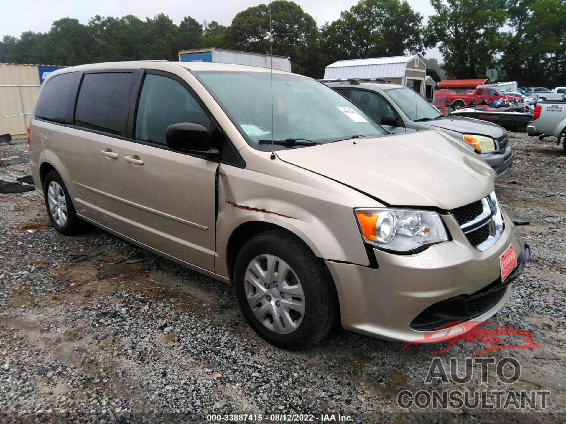 DODGE GRAND CARAVAN 2016 - 2C4RDGBG8GR227709