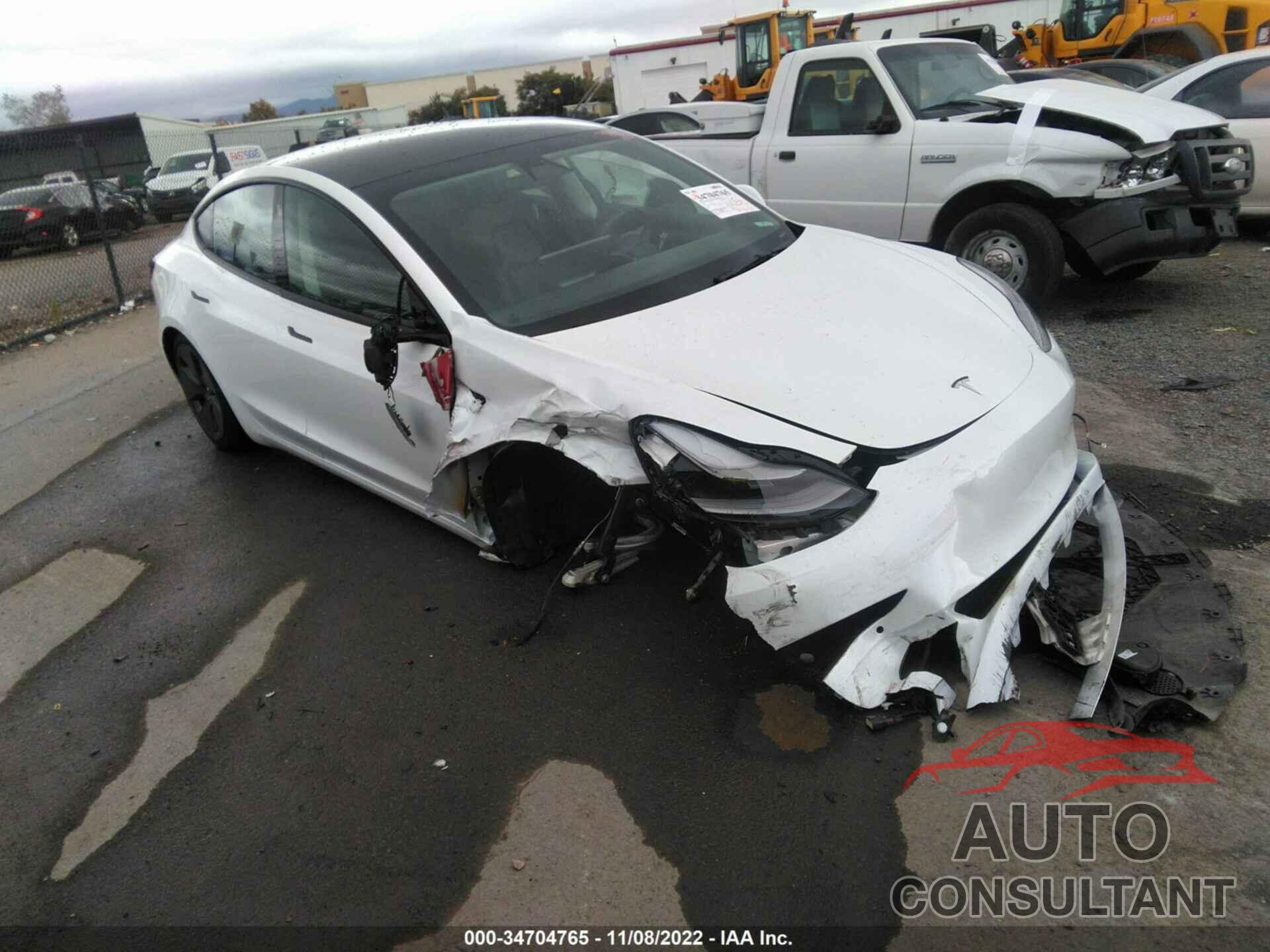 TESLA MODEL 3 2022 - 5YJ3E1EA5NF121444