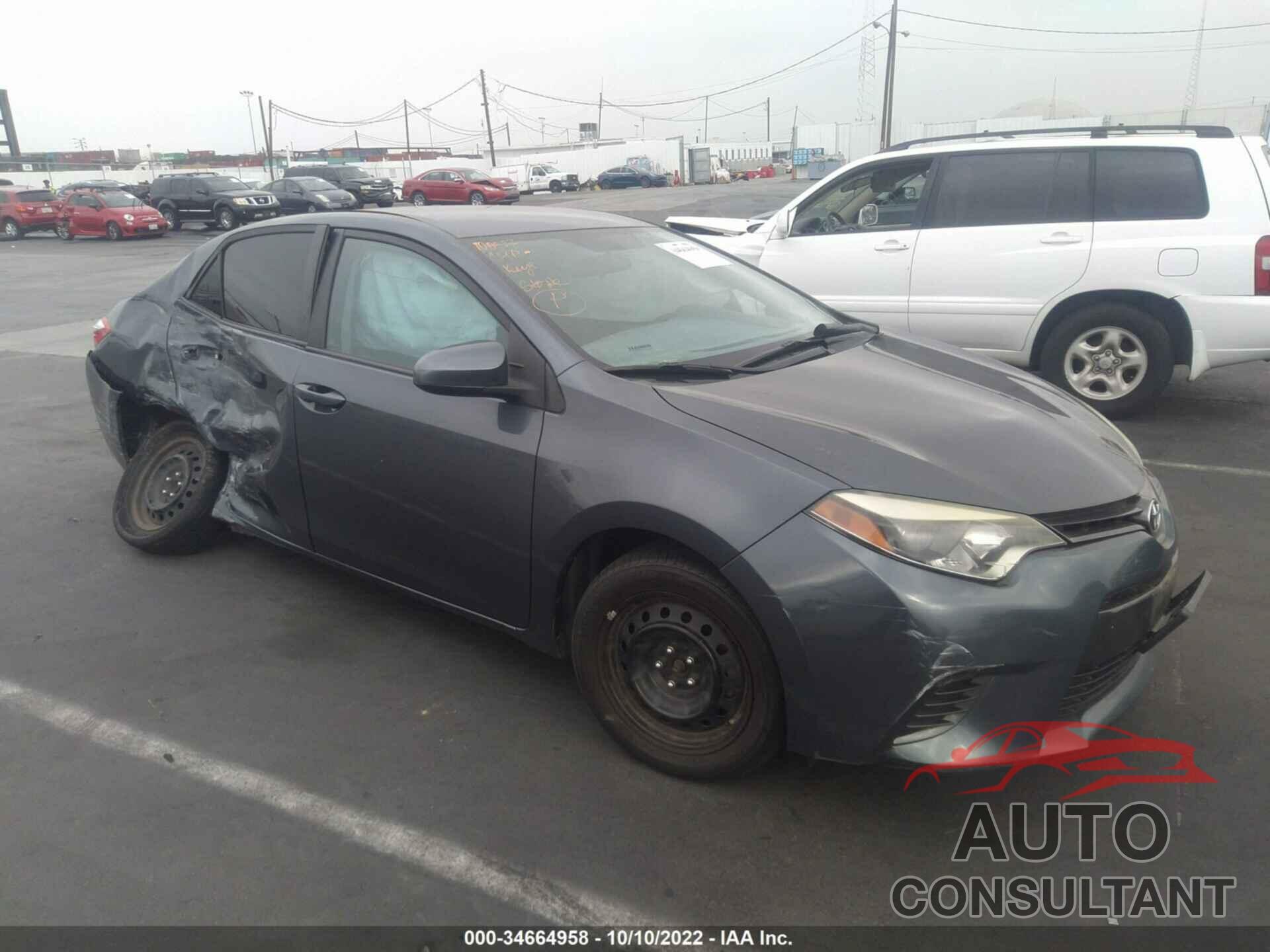 TOYOTA COROLLA 2016 - 5YFBURHE7GP380732