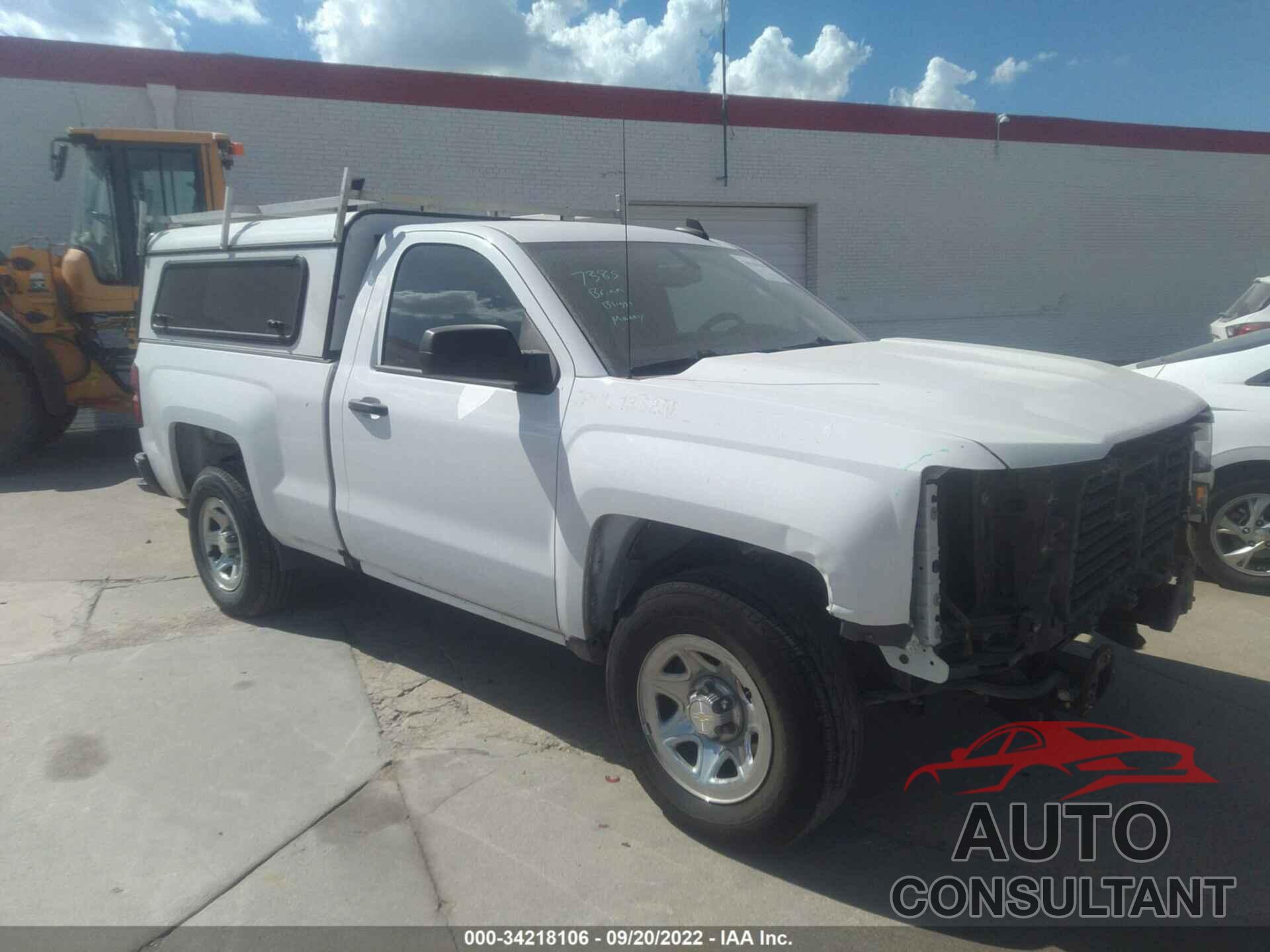 CHEVROLET SILVERADO 1500 2018 - 1GCNCNEH6JZ382024