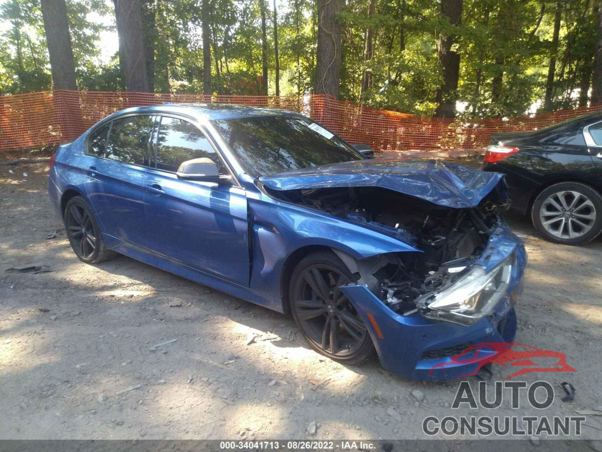 BMW 3 SERIES 2016 - WBA8B7G52GNT14234