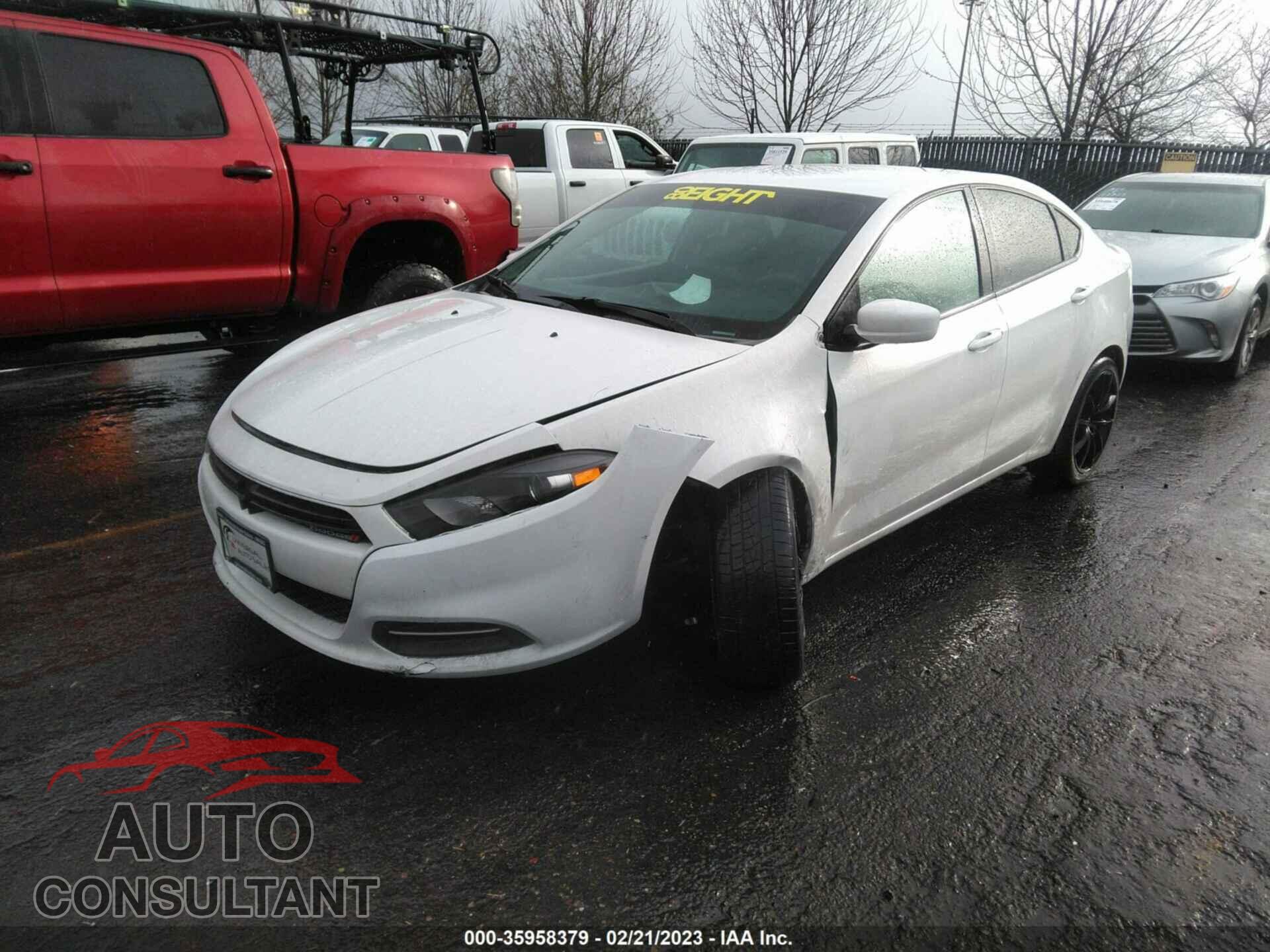 DODGE DART 2015 - 1C3CDFBB3FD129097
