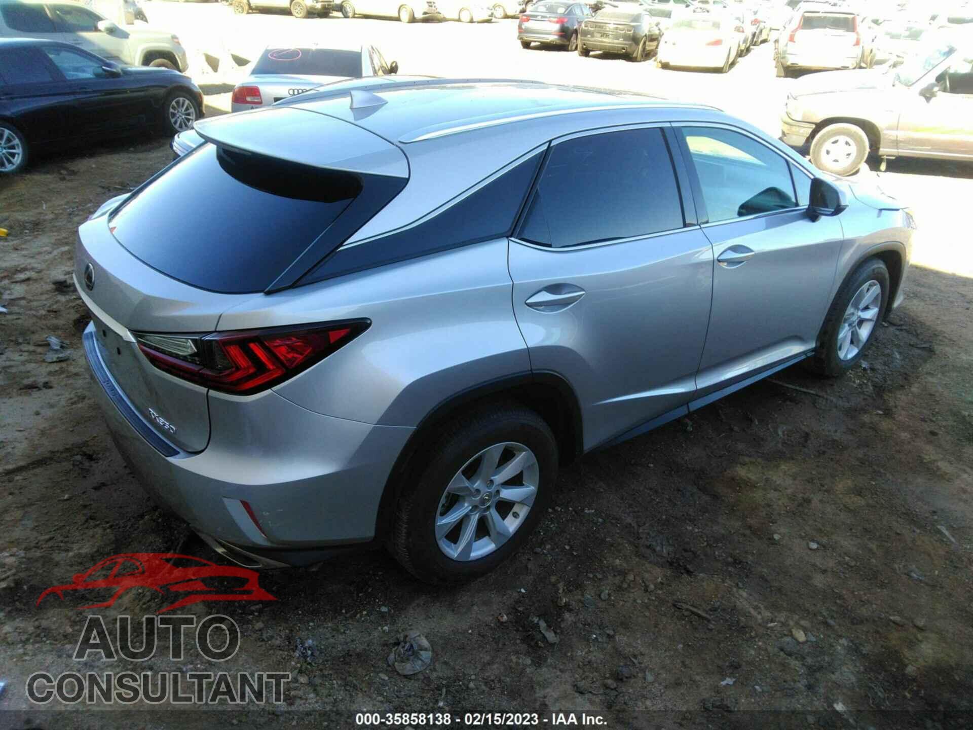 LEXUS RX 2017 - 2T2ZZMCA5HC035154