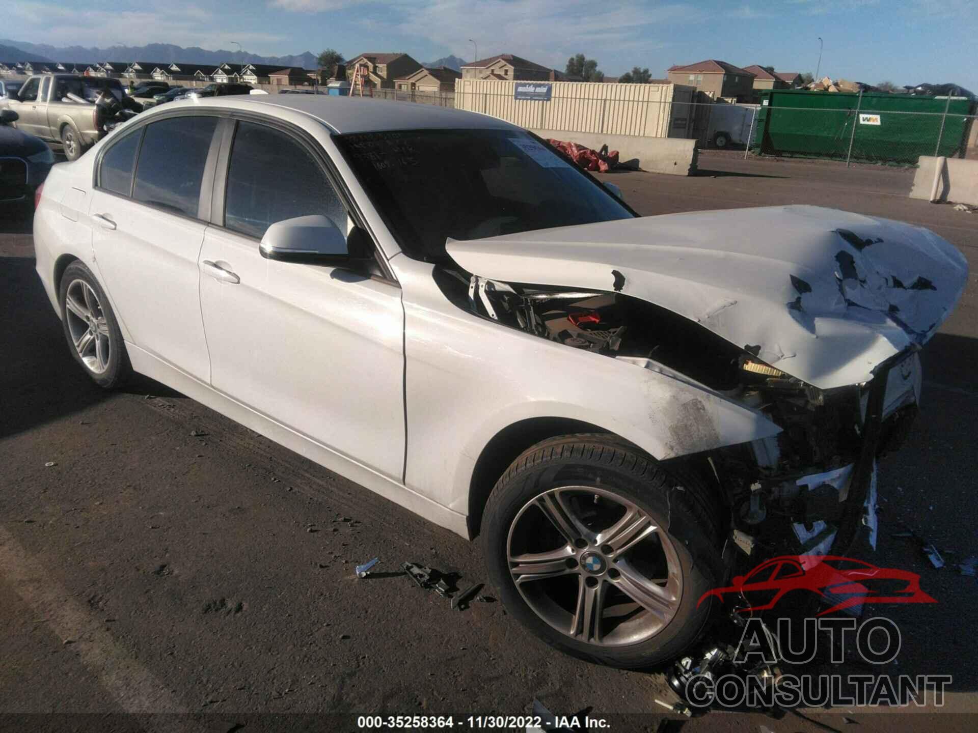 BMW 3 SERIES 2015 - WBA3C1C59FK119581