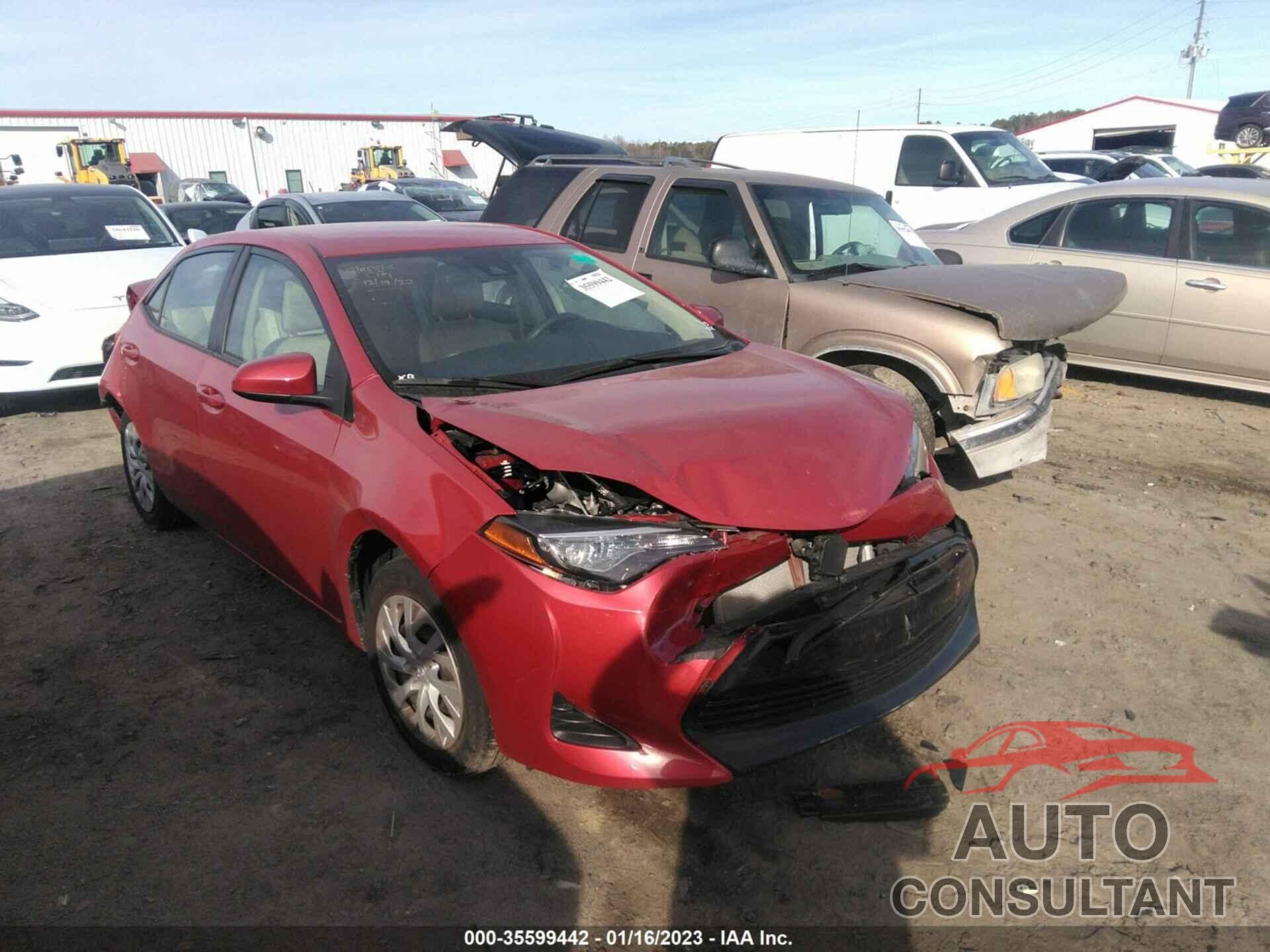 TOYOTA COROLLA 2019 - 5YFBURHE9KP895353