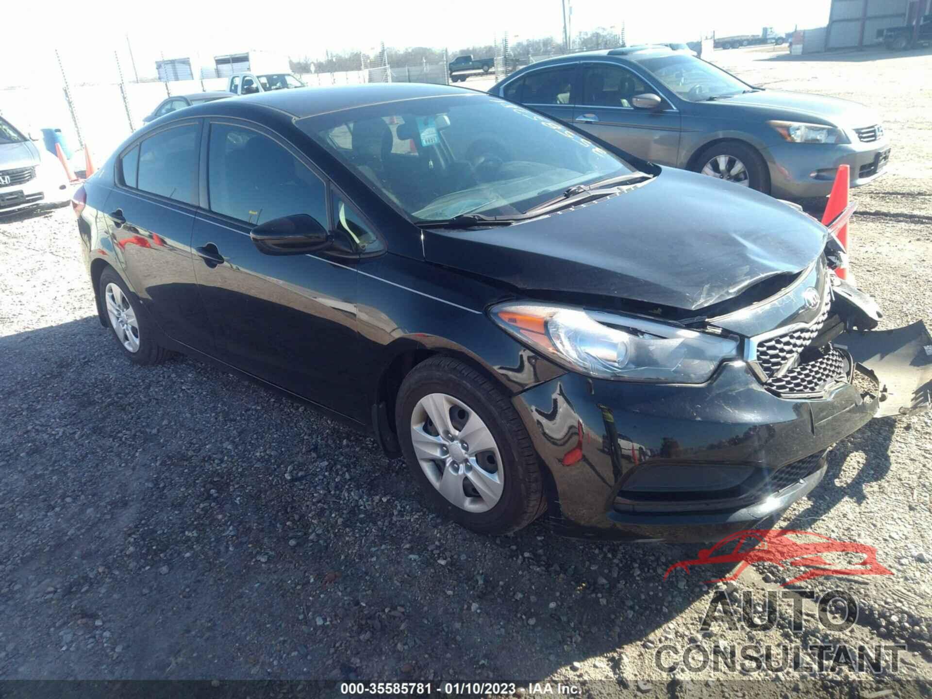 KIA FORTE 2016 - KNAFK4A69G5565548