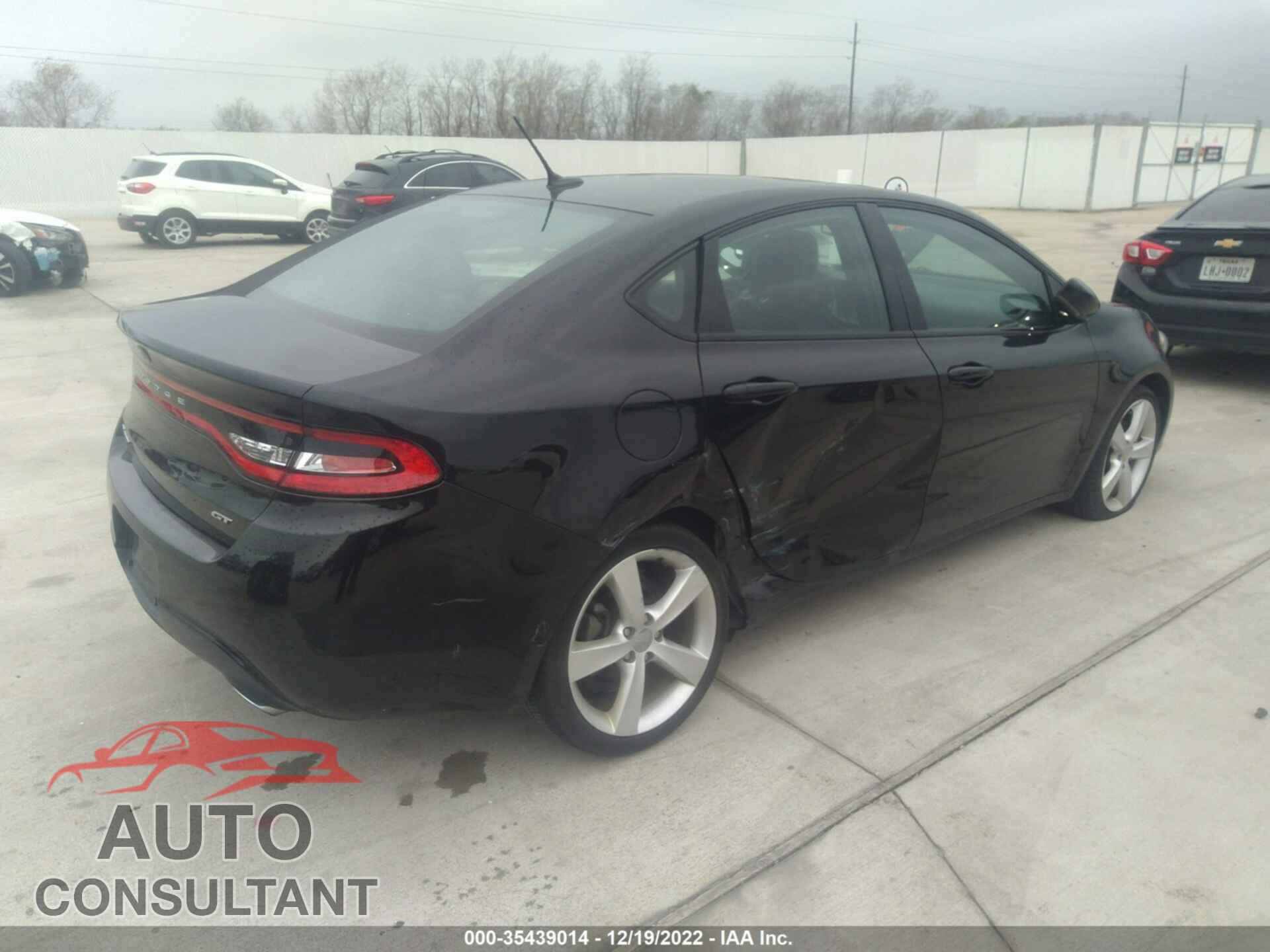 DODGE DART 2015 - 1C3CDFEB5FD406313