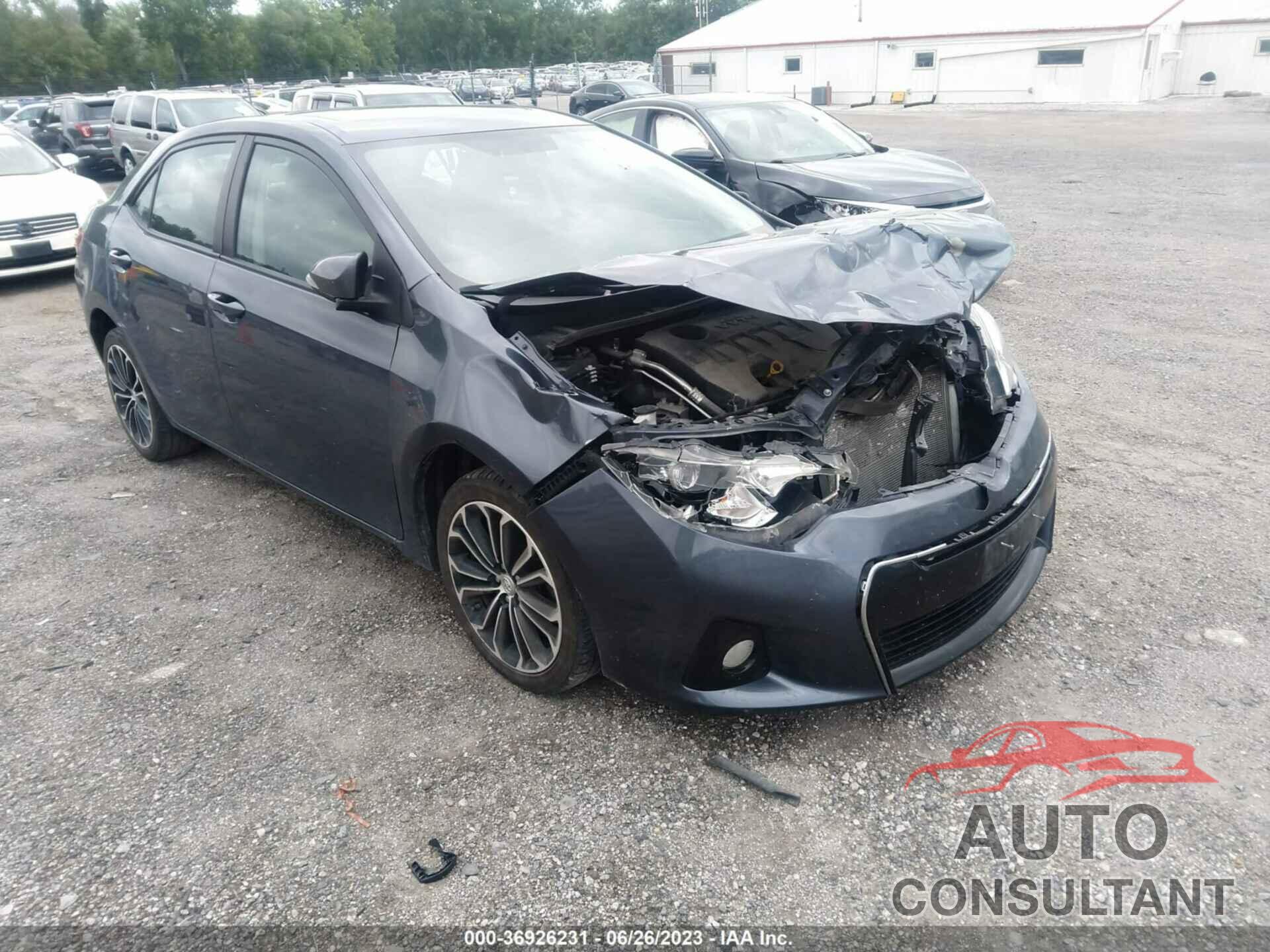 TOYOTA COROLLA 2016 - 5YFBURHE9GP469511