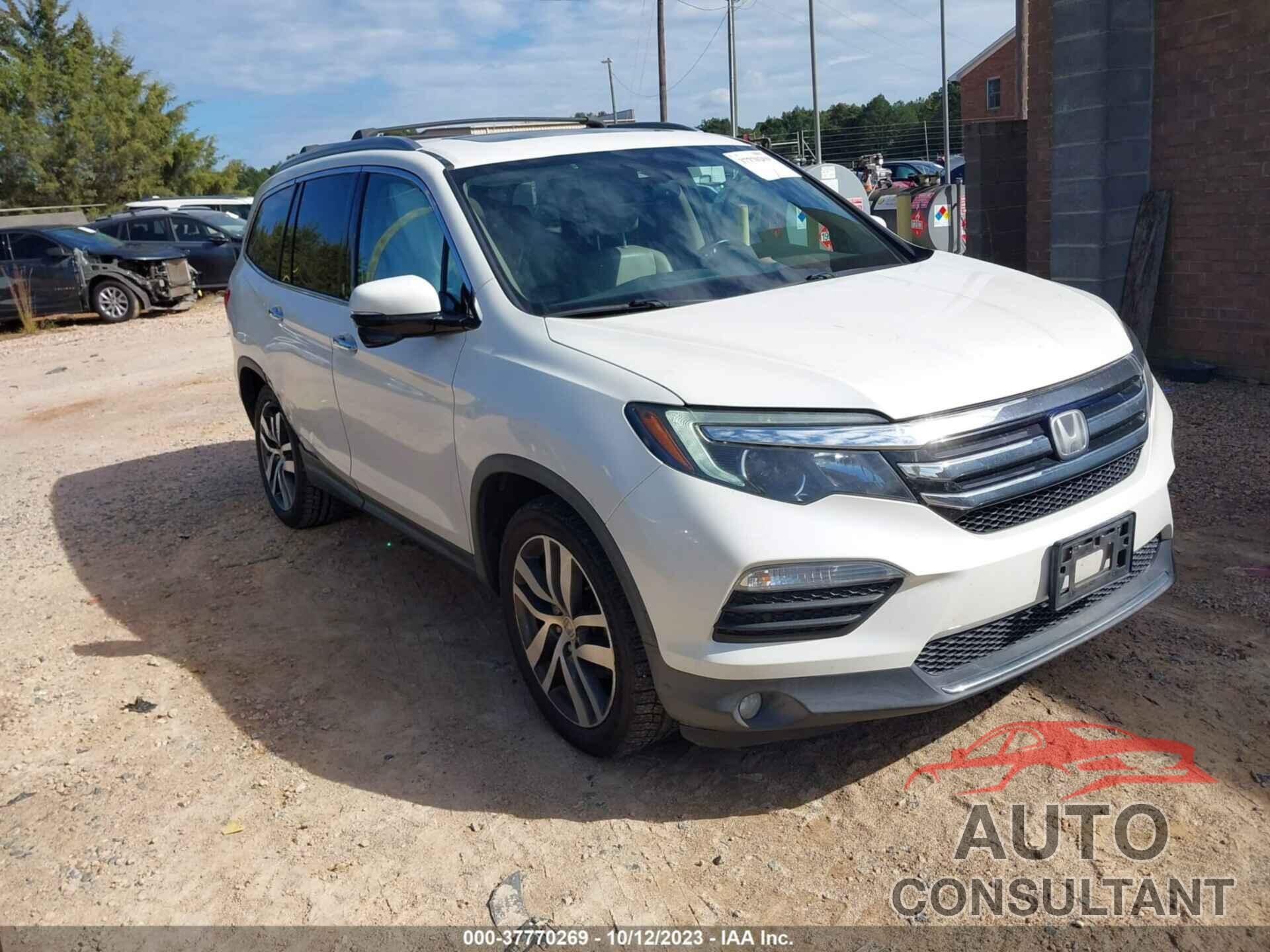 HONDA PILOT 2016 - 5FNYF6H99GB097430