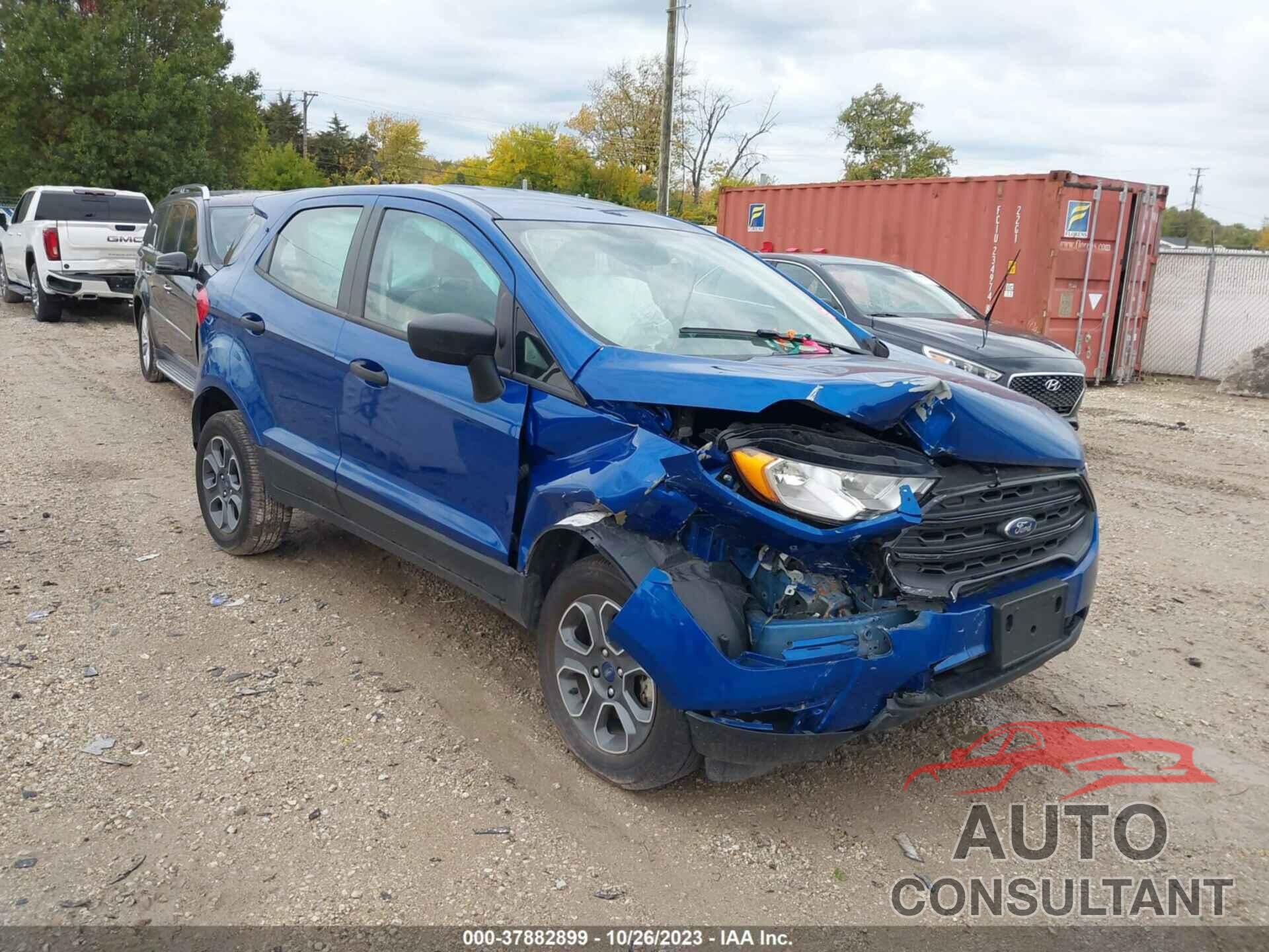 FORD ECOSPORT 2022 - MAJ6S3FL9NC463628