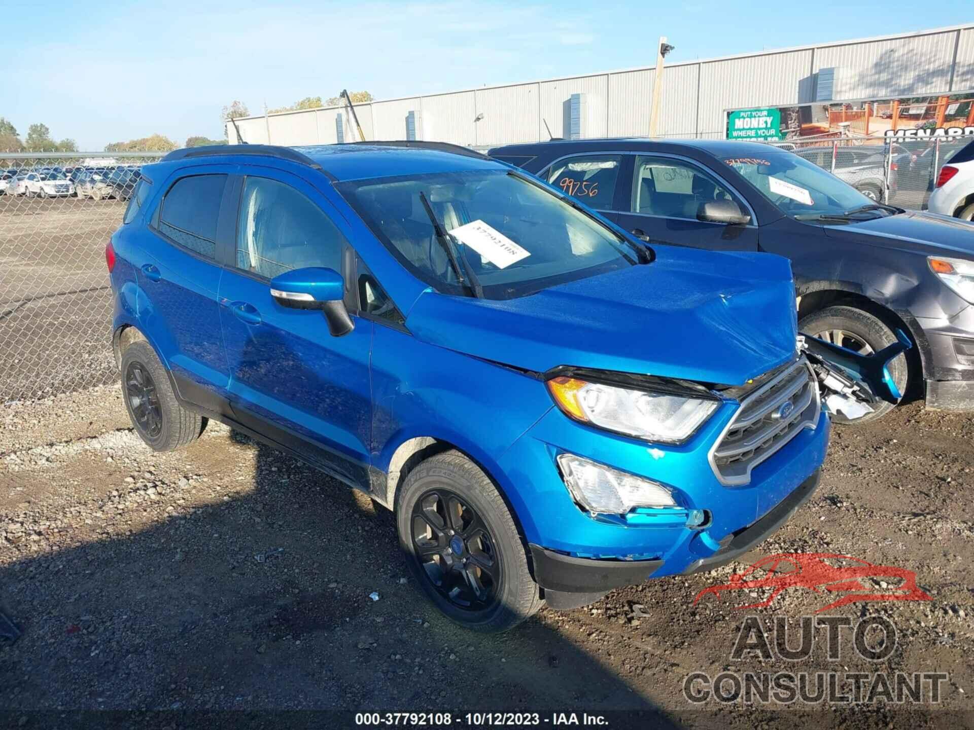 FORD ECOSPORT 2019 - MAJ6S3GL6KC301451