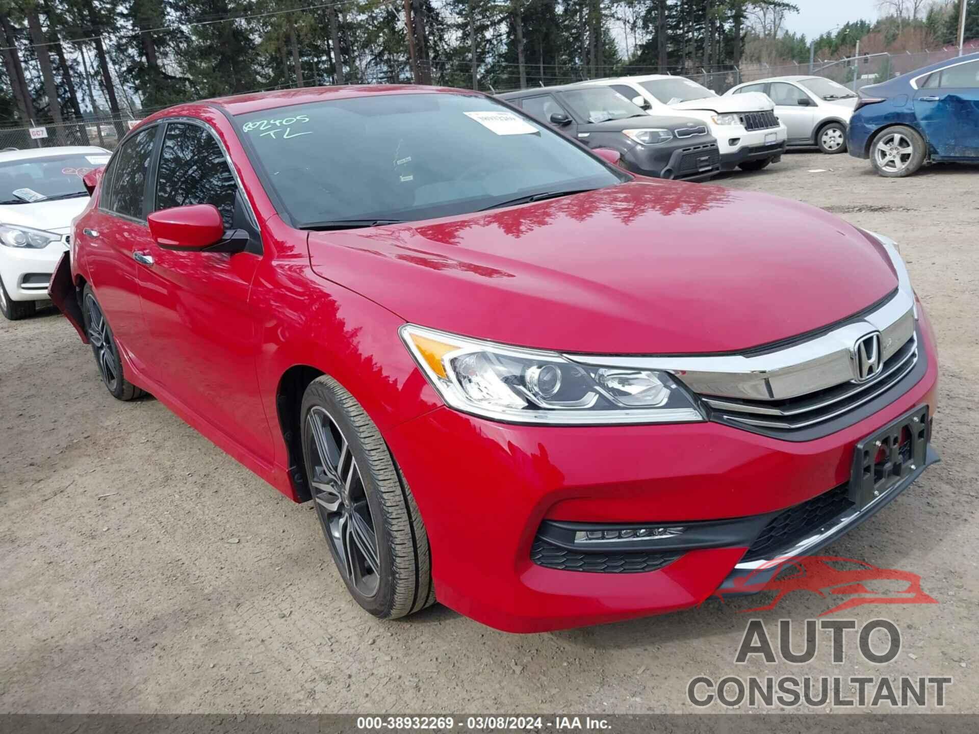 HONDA ACCORD 2017 - 1HGCR2F19HA278188