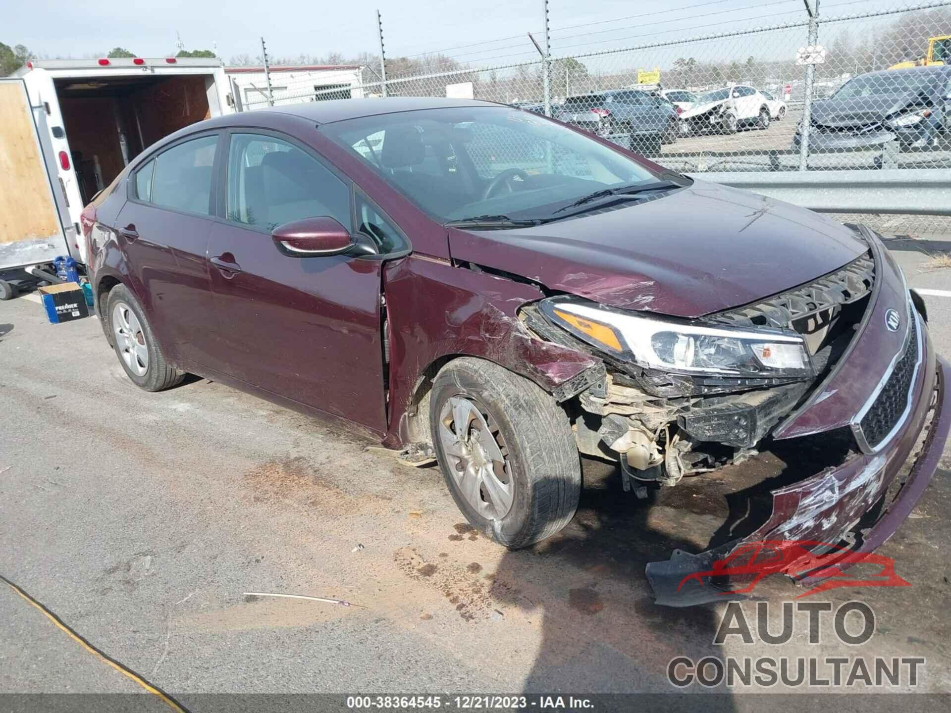 KIA FORTE 2017 - 3KPFK4A79HE080344