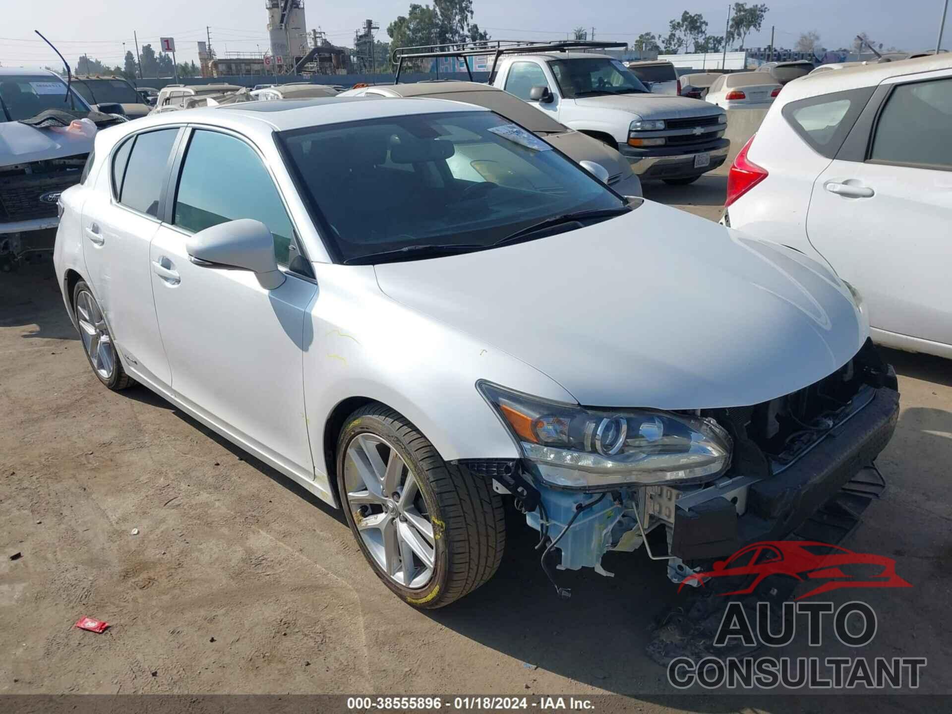 LEXUS CT 200H 2017 - JTHKD5BH5H2284009