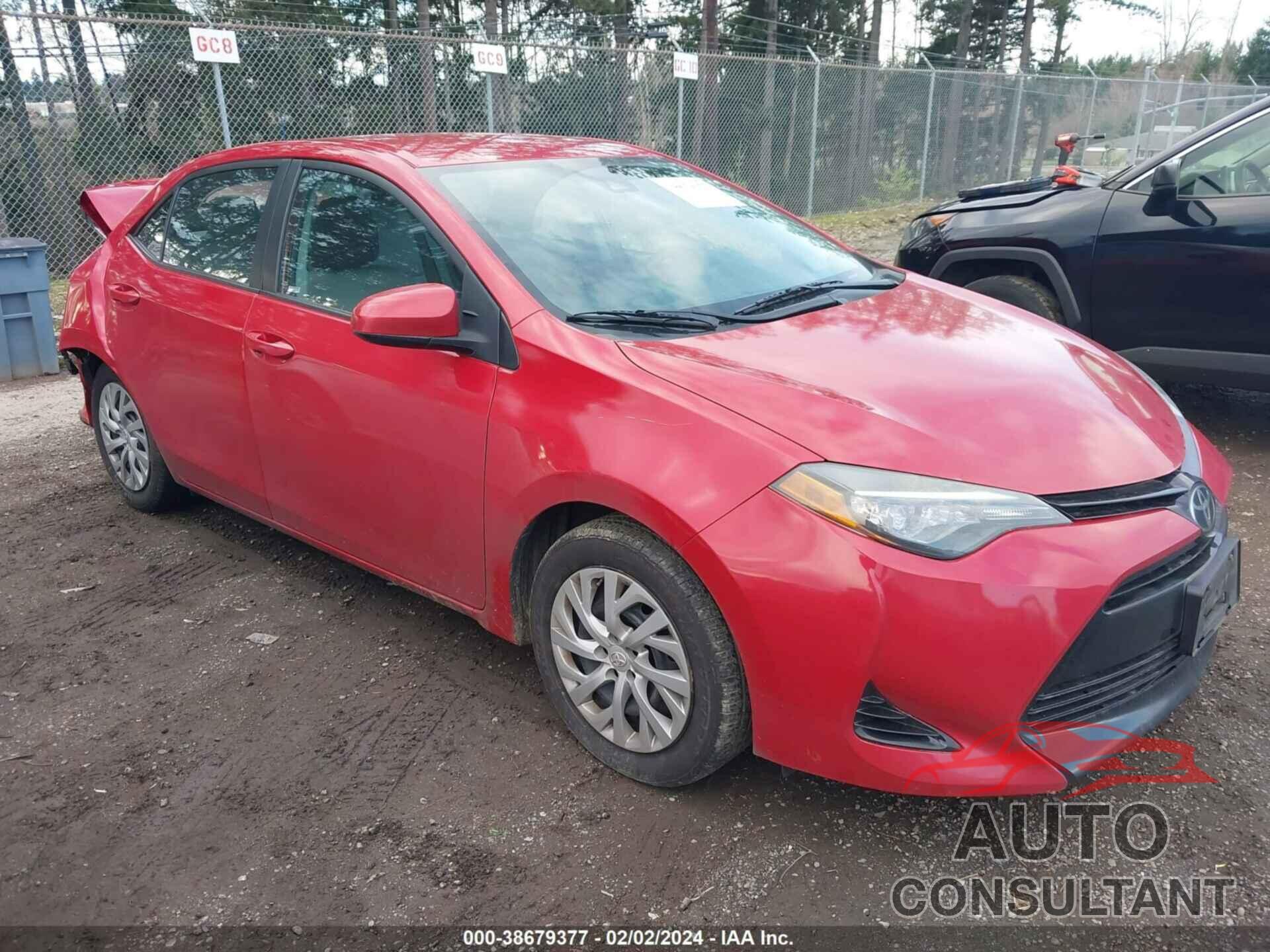 TOYOTA COROLLA 2017 - 2T1BURHE9HC868100