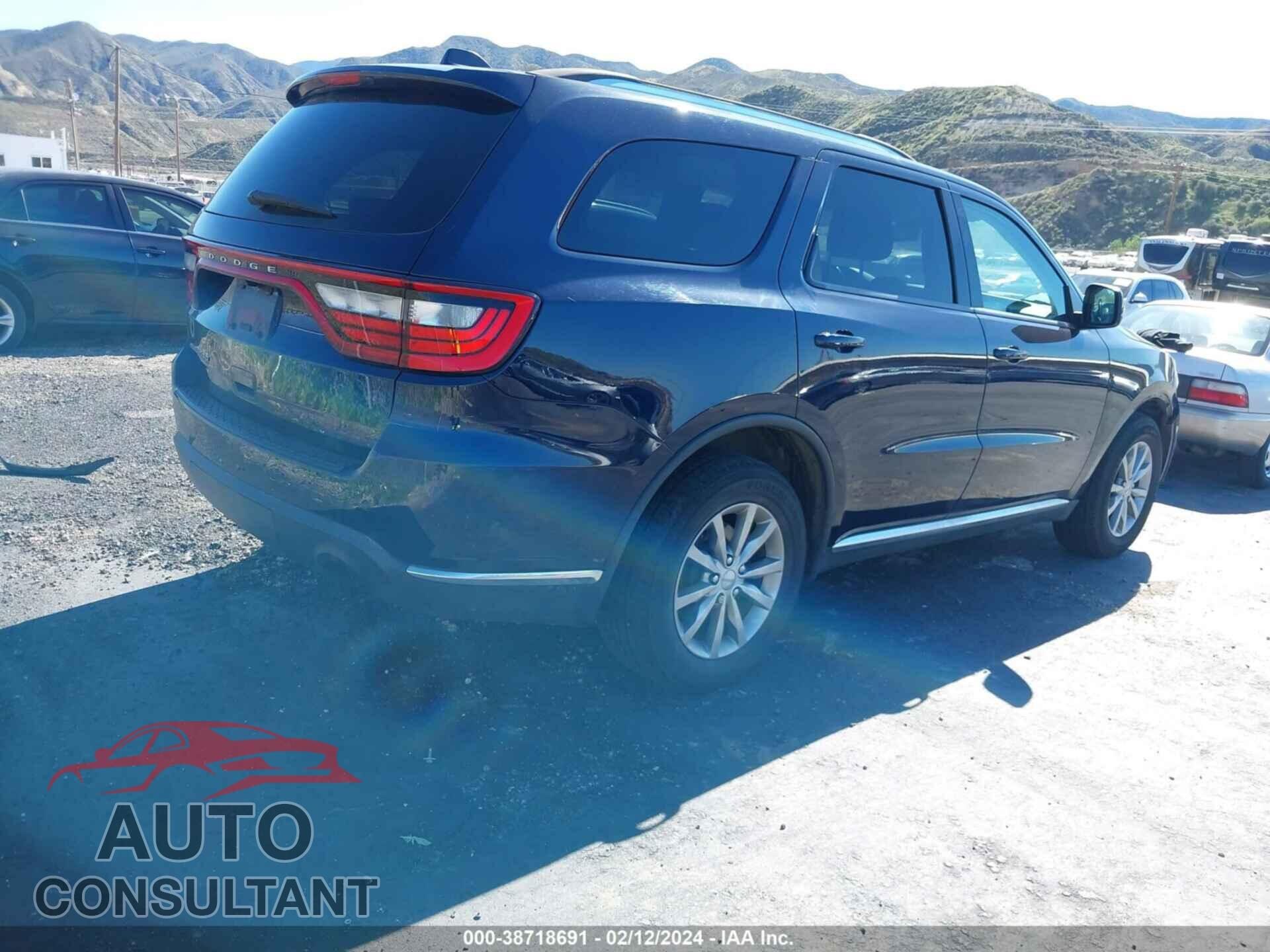 DODGE DURANGO 2017 - 1C4RDHAG3HC757734