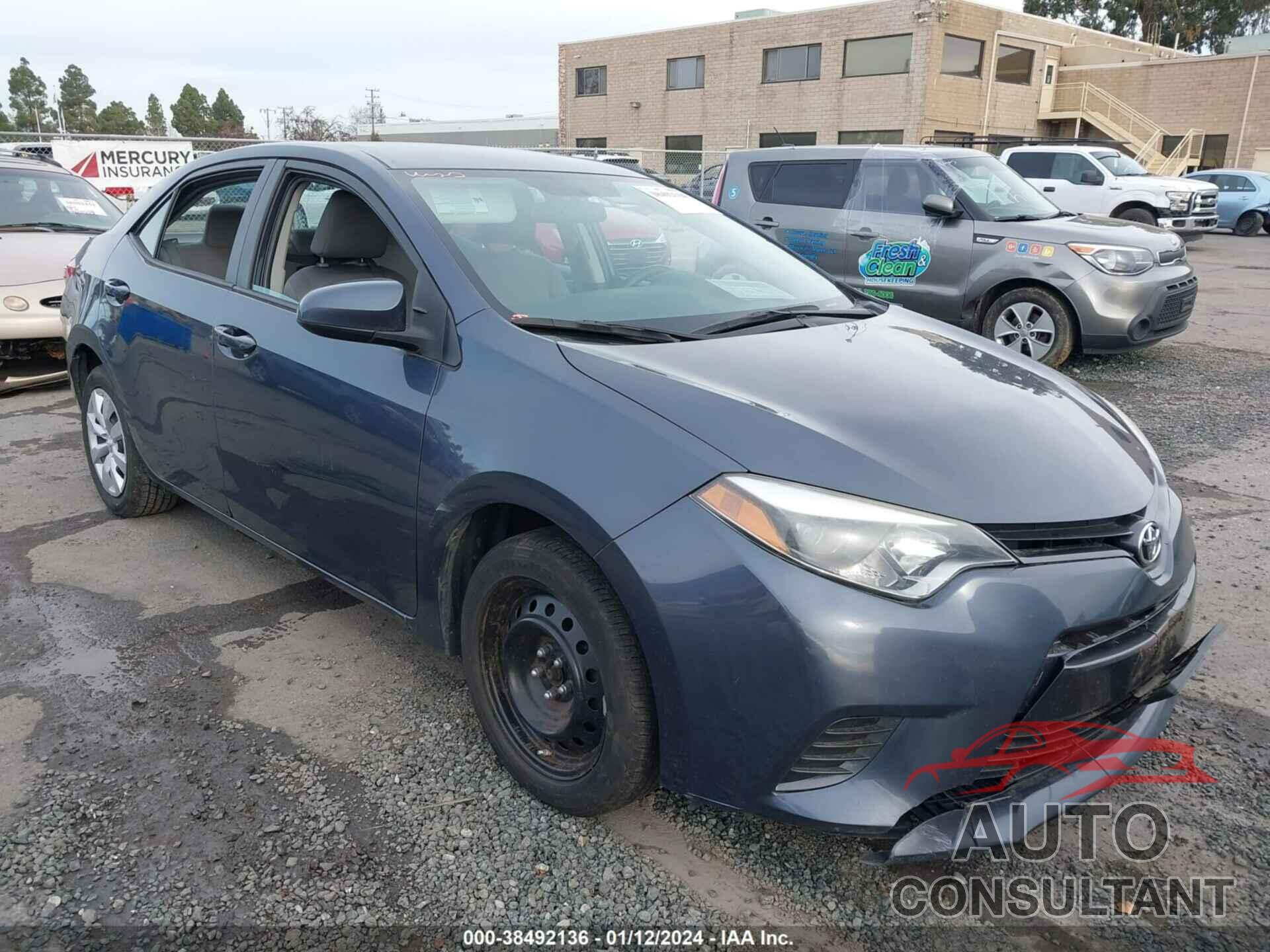 TOYOTA COROLLA 2016 - 5YFBURHE7GP444199