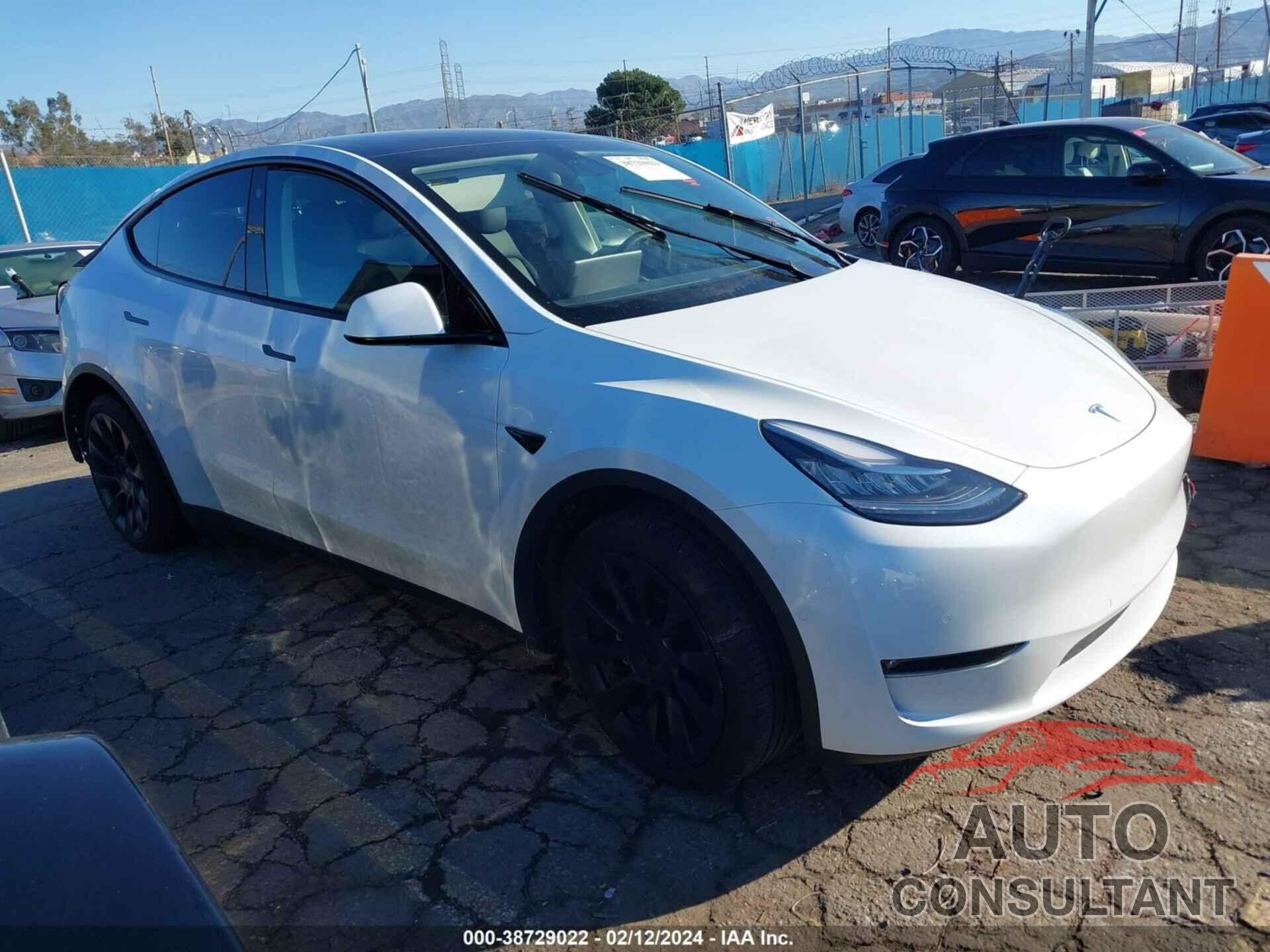 TESLA MODEL Y 2022 - 7SAYGDEE1NF492530