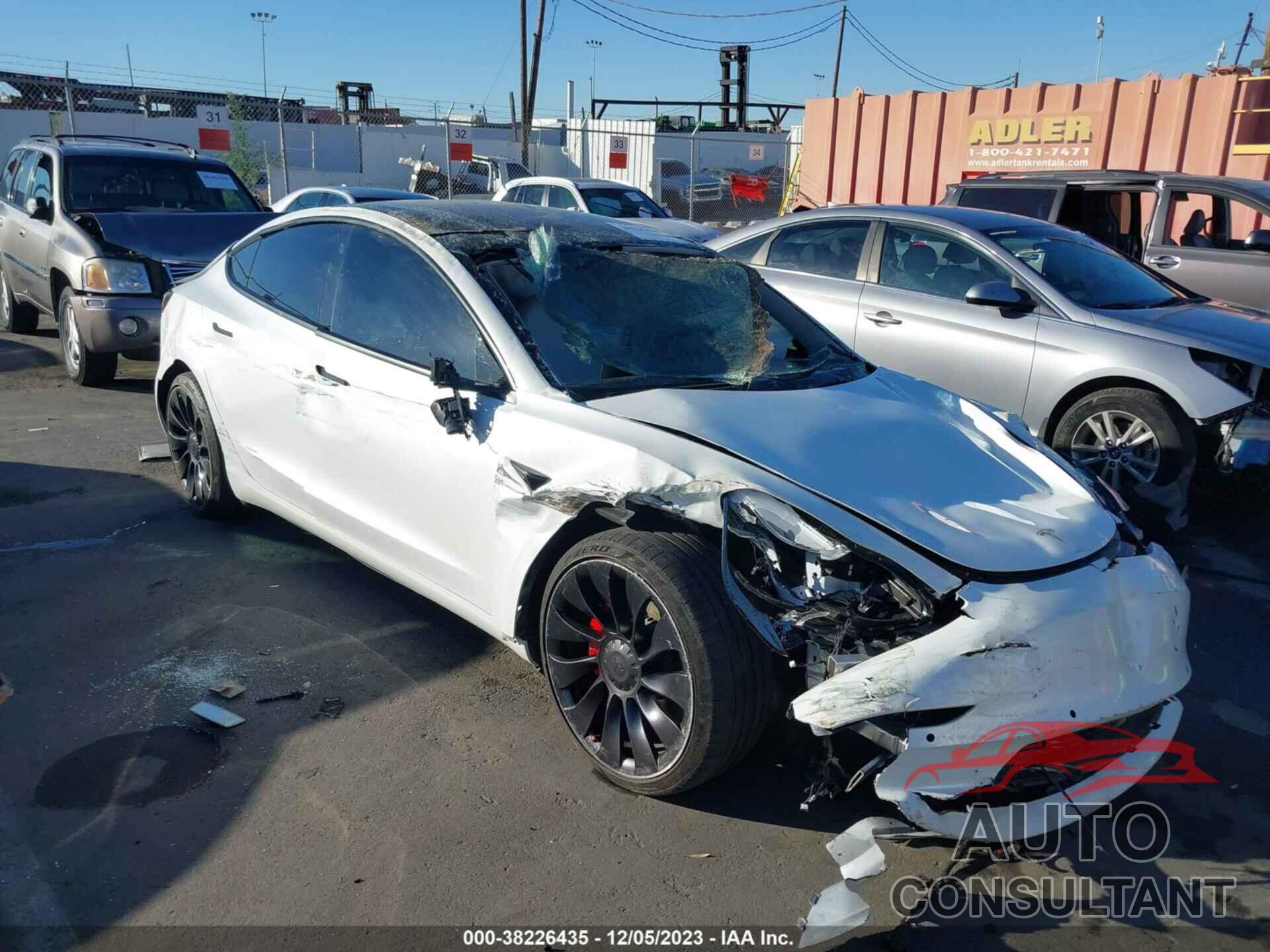 TESLA MODEL 3 2022 - 5YJ3E1EC6NF268941
