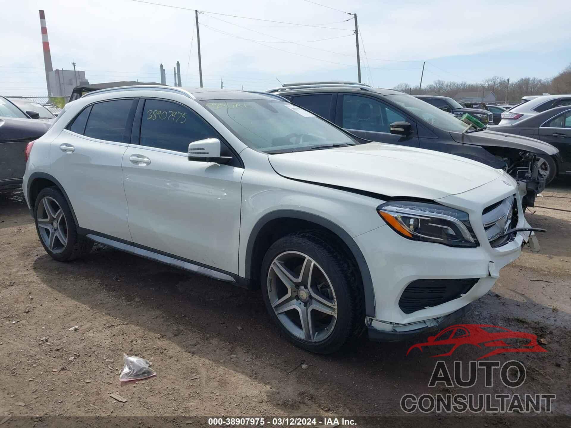 MERCEDES-BENZ GLA 250 2016 - WDCTG4GB2GJ225283