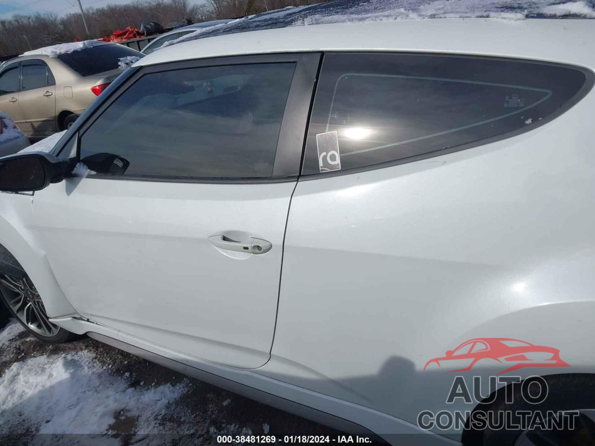 HYUNDAI VELOSTER 2016 - KMHTC6AEXGU296936