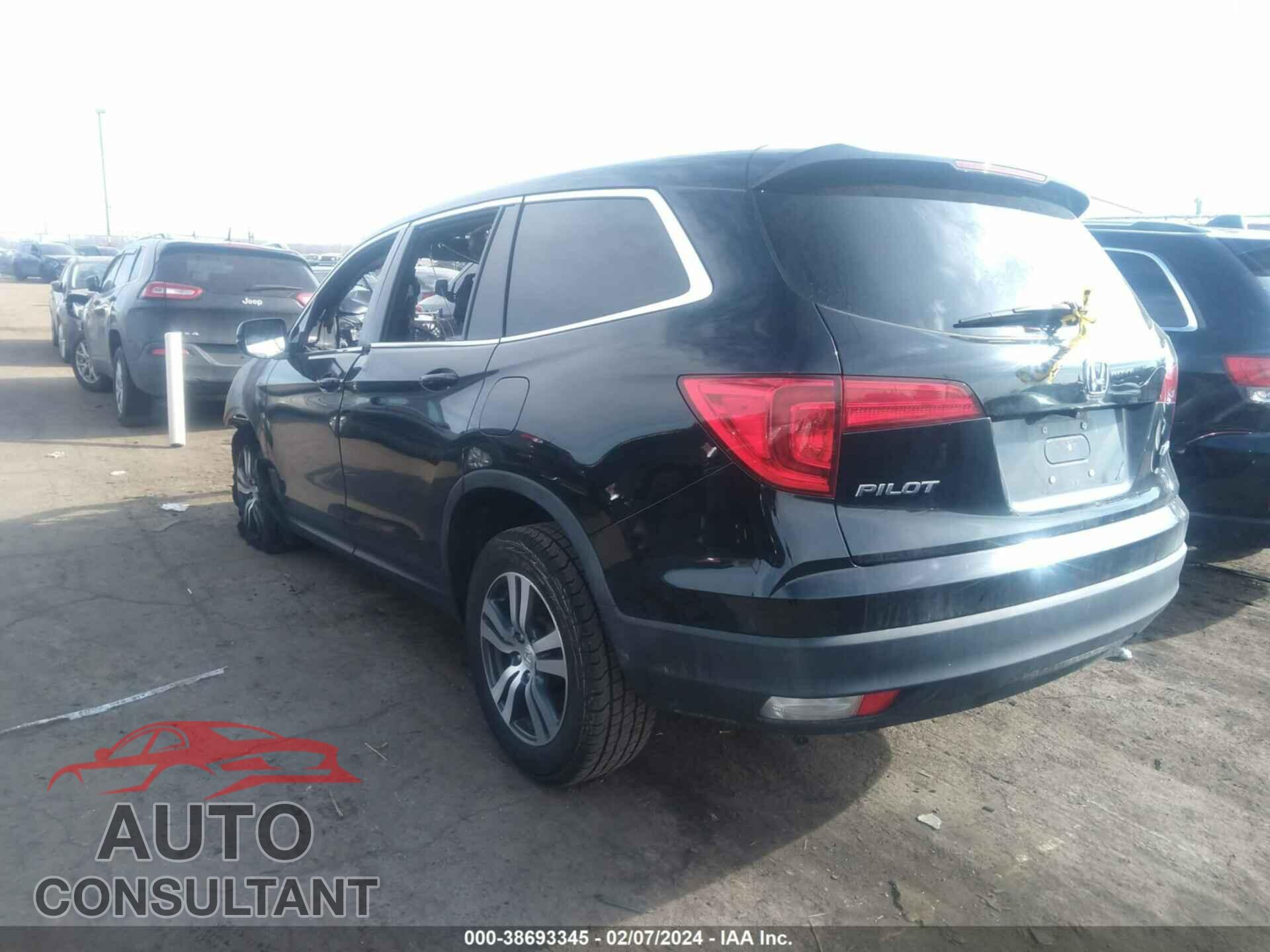 HONDA PILOT 2017 - 5FNYF6H77HB076205