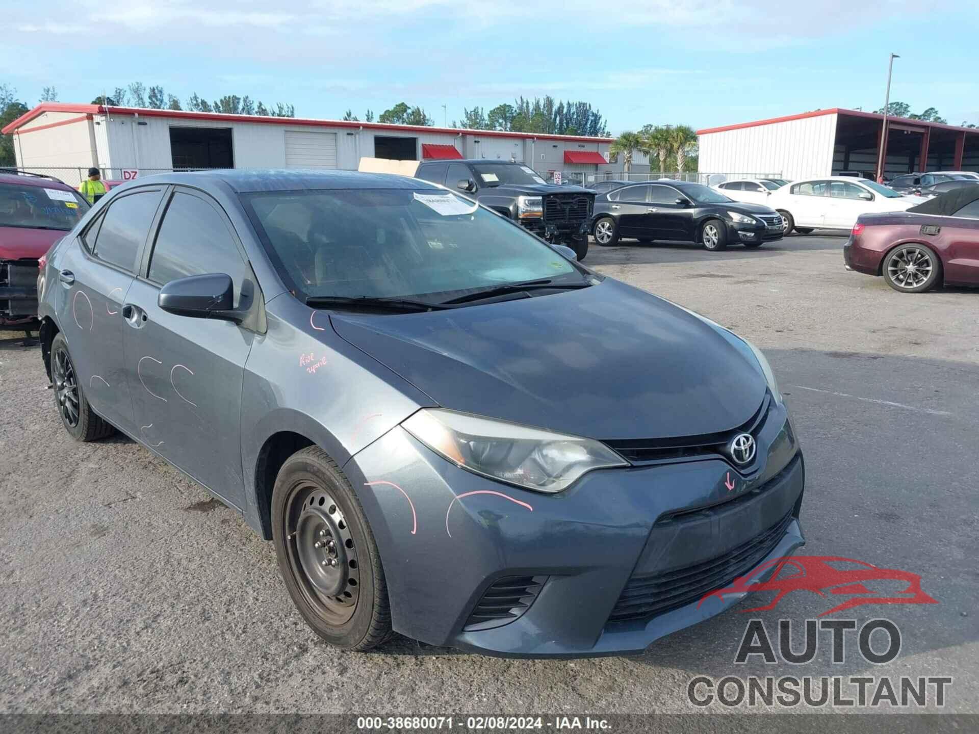 TOYOTA COROLLA 2016 - 5YFBURHE7GP428620
