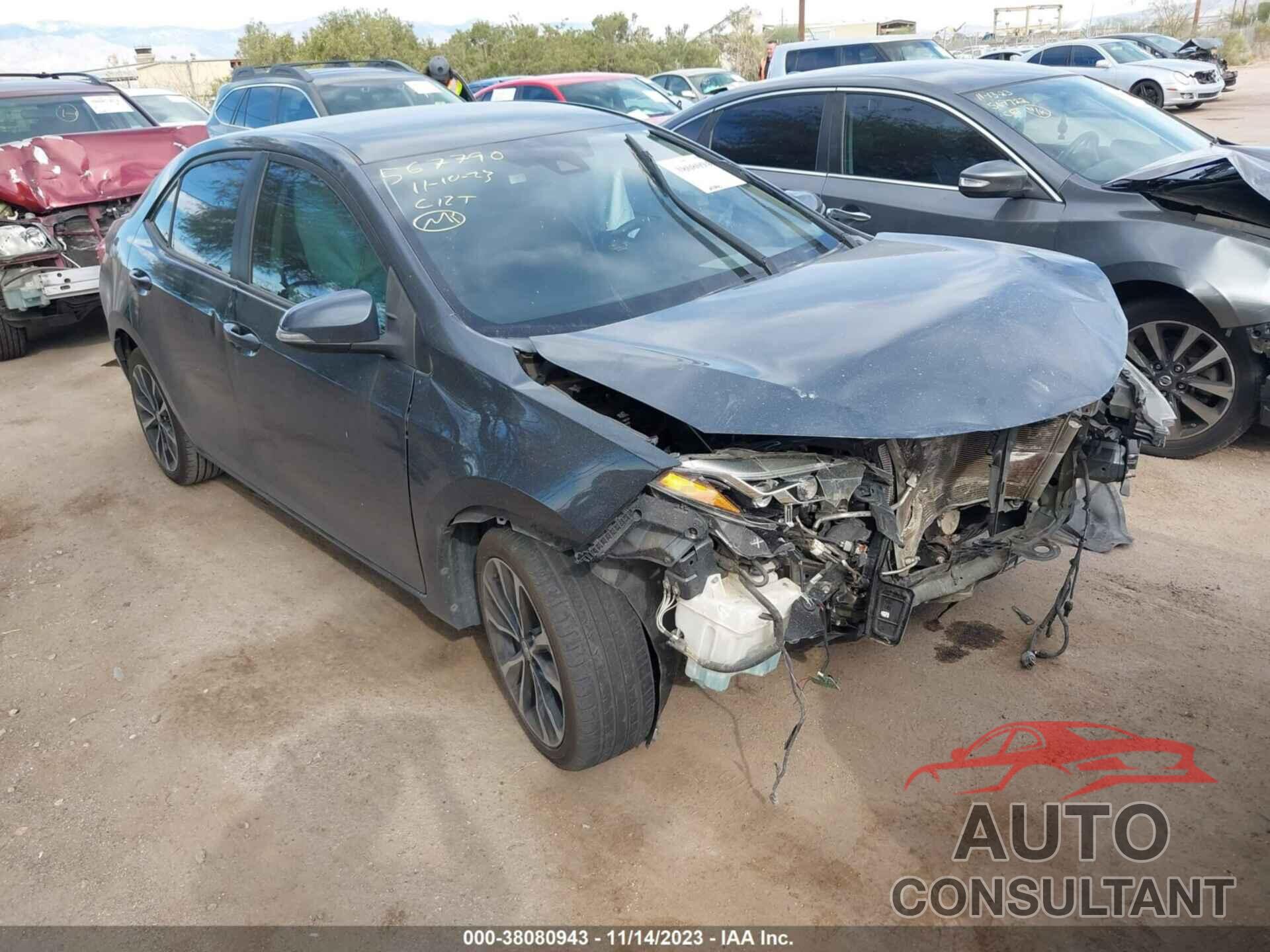 TOYOTA COROLLA 2018 - 2T1BURHE3JC114308