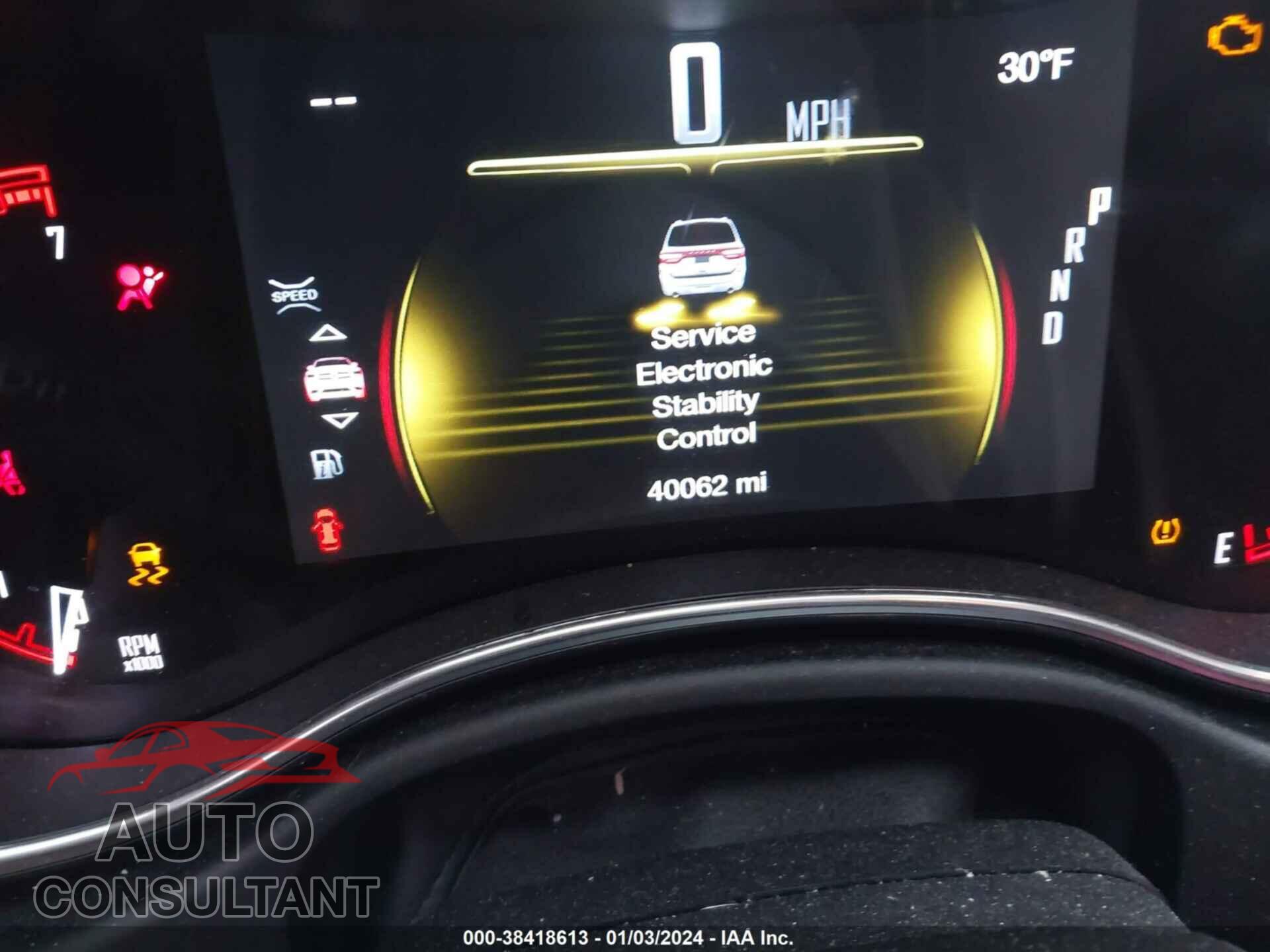 DODGE DURANGO 2019 - 1C4RDJAG5KC531144