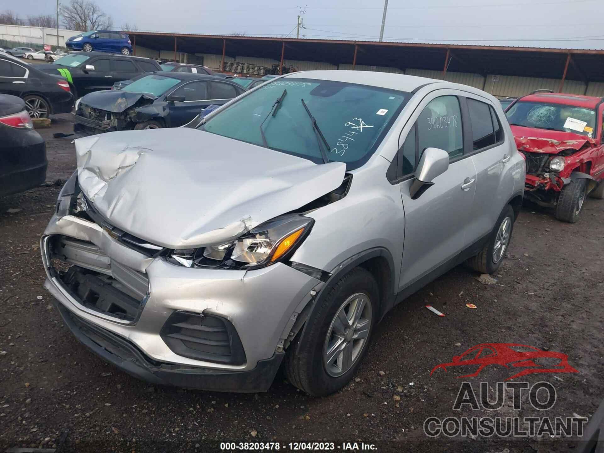 CHEVROLET TRAX 2019 - 3GNCJKSB2KL384493