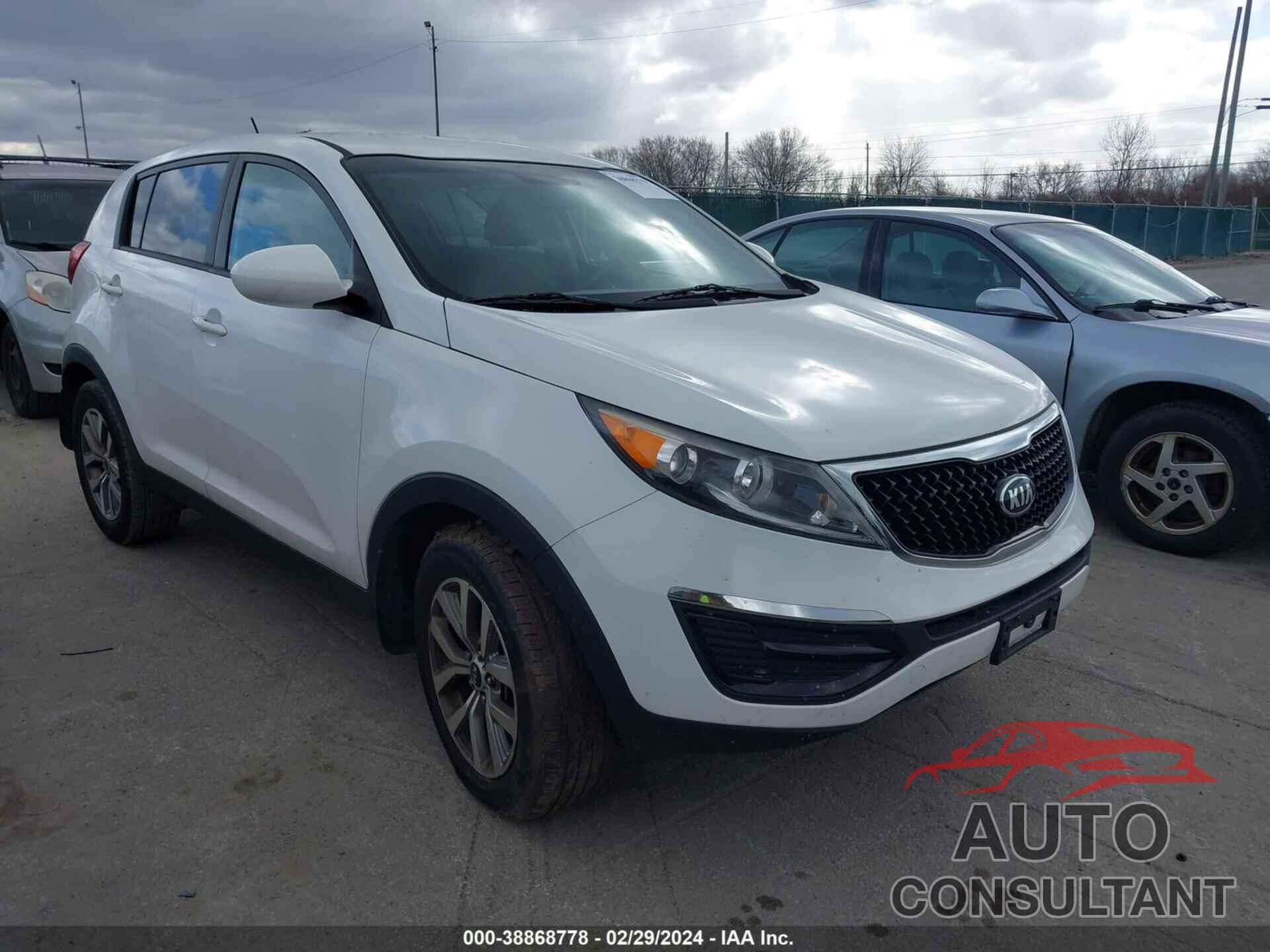 KIA SPORTAGE 2016 - KNDPB3AC4G7804578