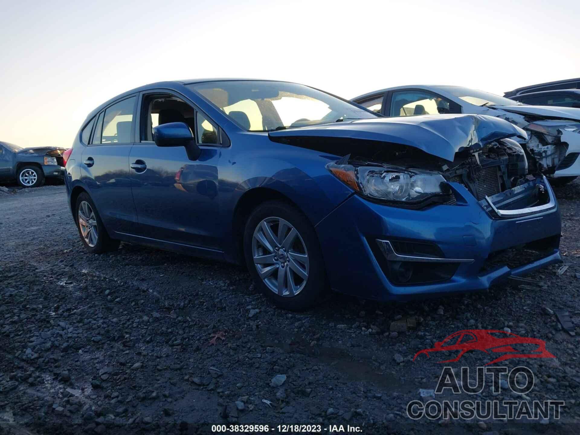 SUBARU IMPREZA 2016 - JF1GPAB69GH285963