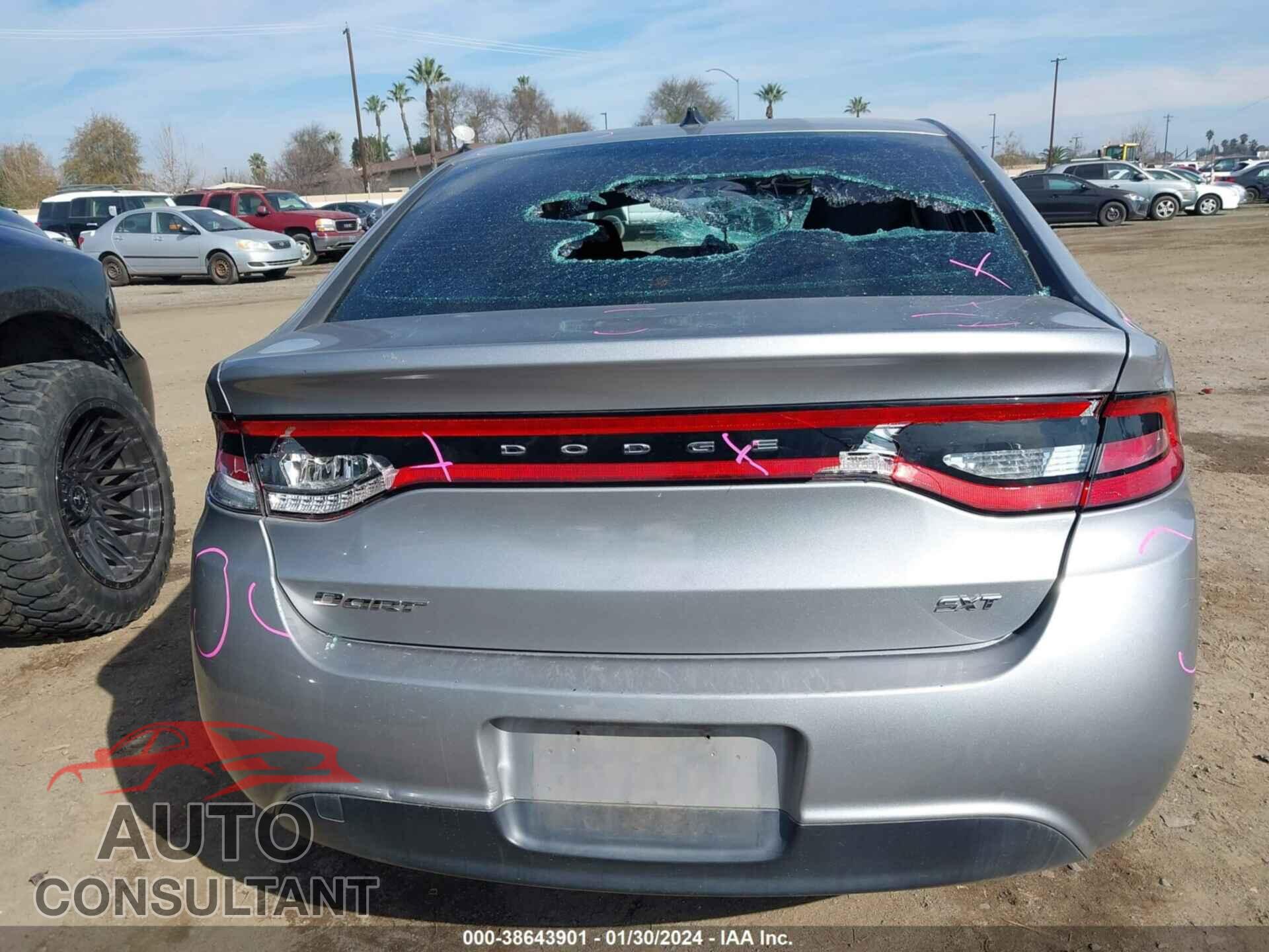 DODGE DART 2016 - 1C3CDFBB2GD717722