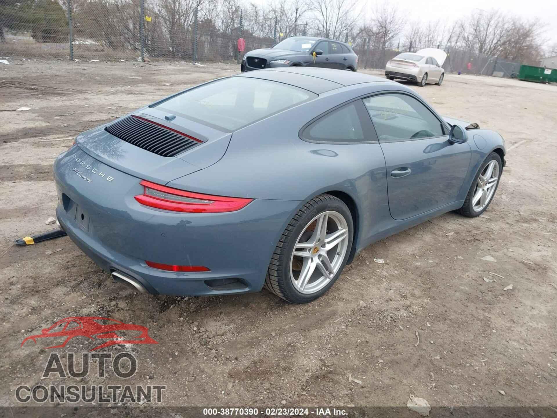 PORSCHE 911 2017 - WP0AA2A99HS106215