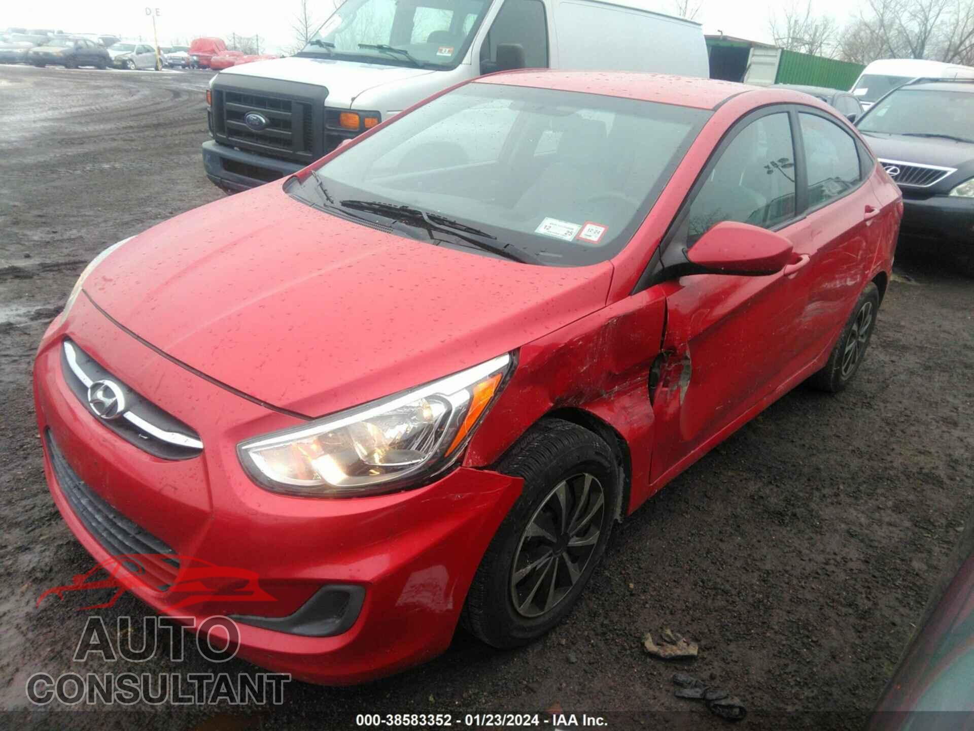 HYUNDAI ACCENT 2016 - KMHCT4AE6GU953462