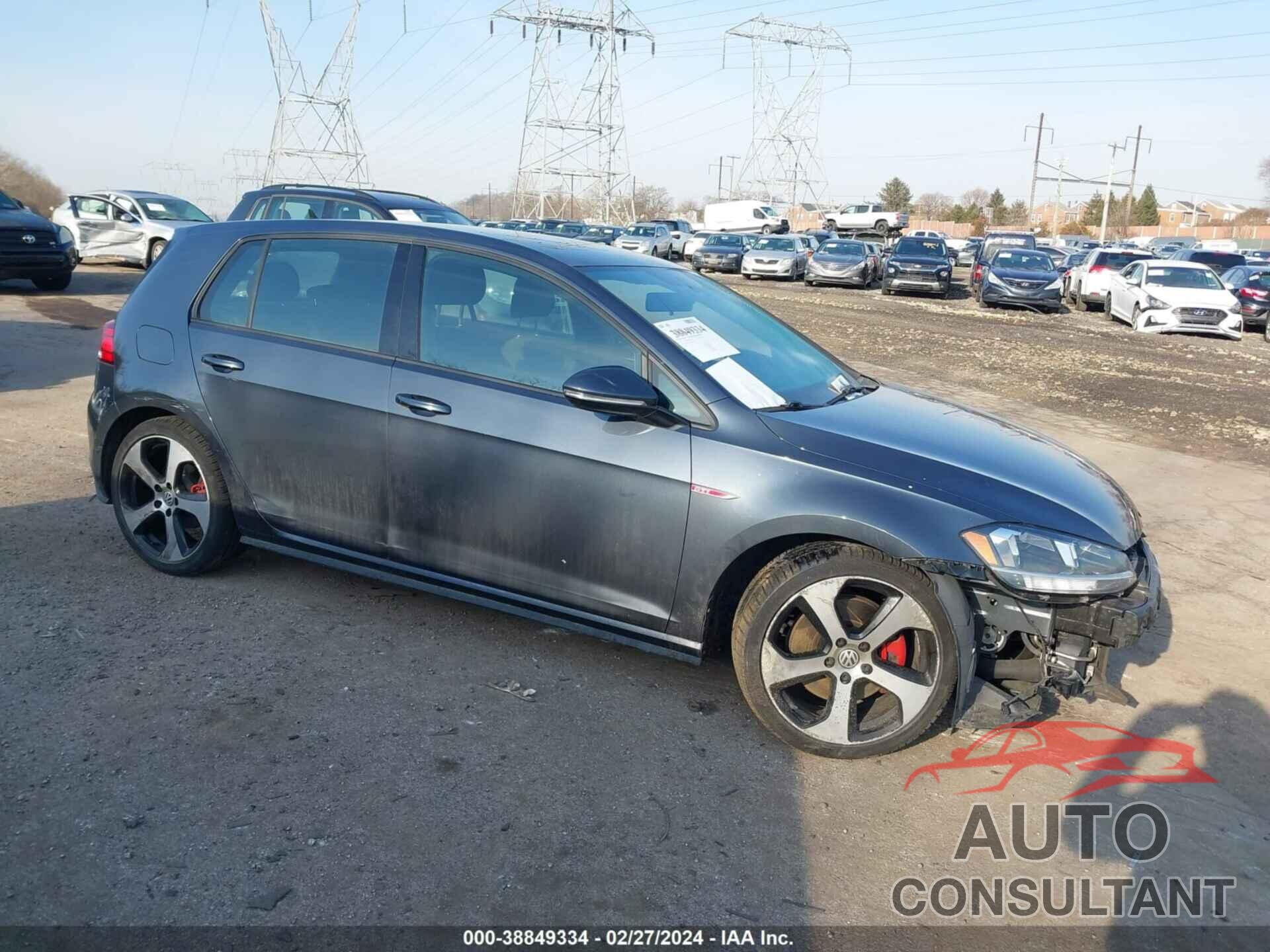 VOLKSWAGEN GOLF GTI 2018 - 3VW447AU3JM294196