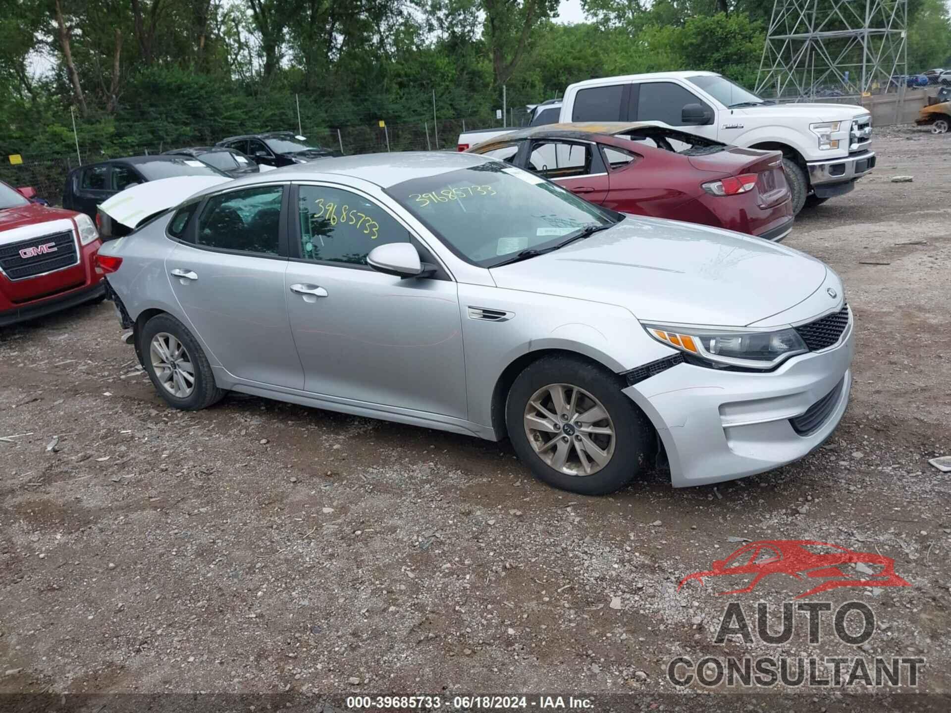 KIA OPTIMA 2018 - 5XXGT4L38JG207772