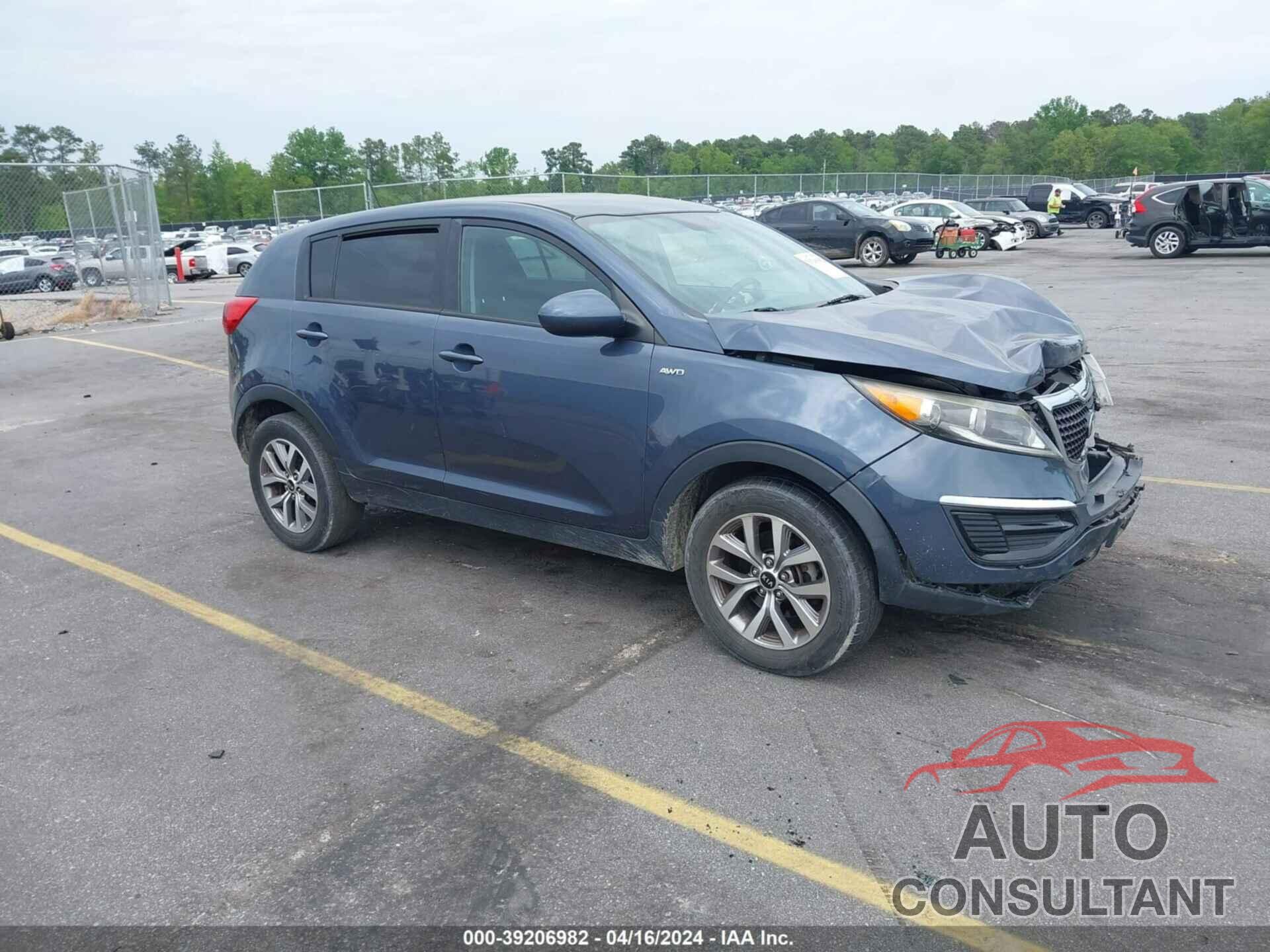 KIA SPORTAGE 2016 - KNDPBCAC7G7855234