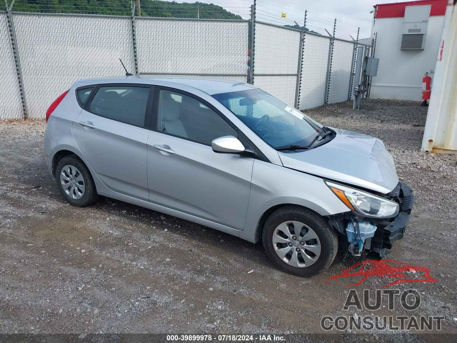 HYUNDAI ACCENT 2017 - KMHCT5AE8HU325667