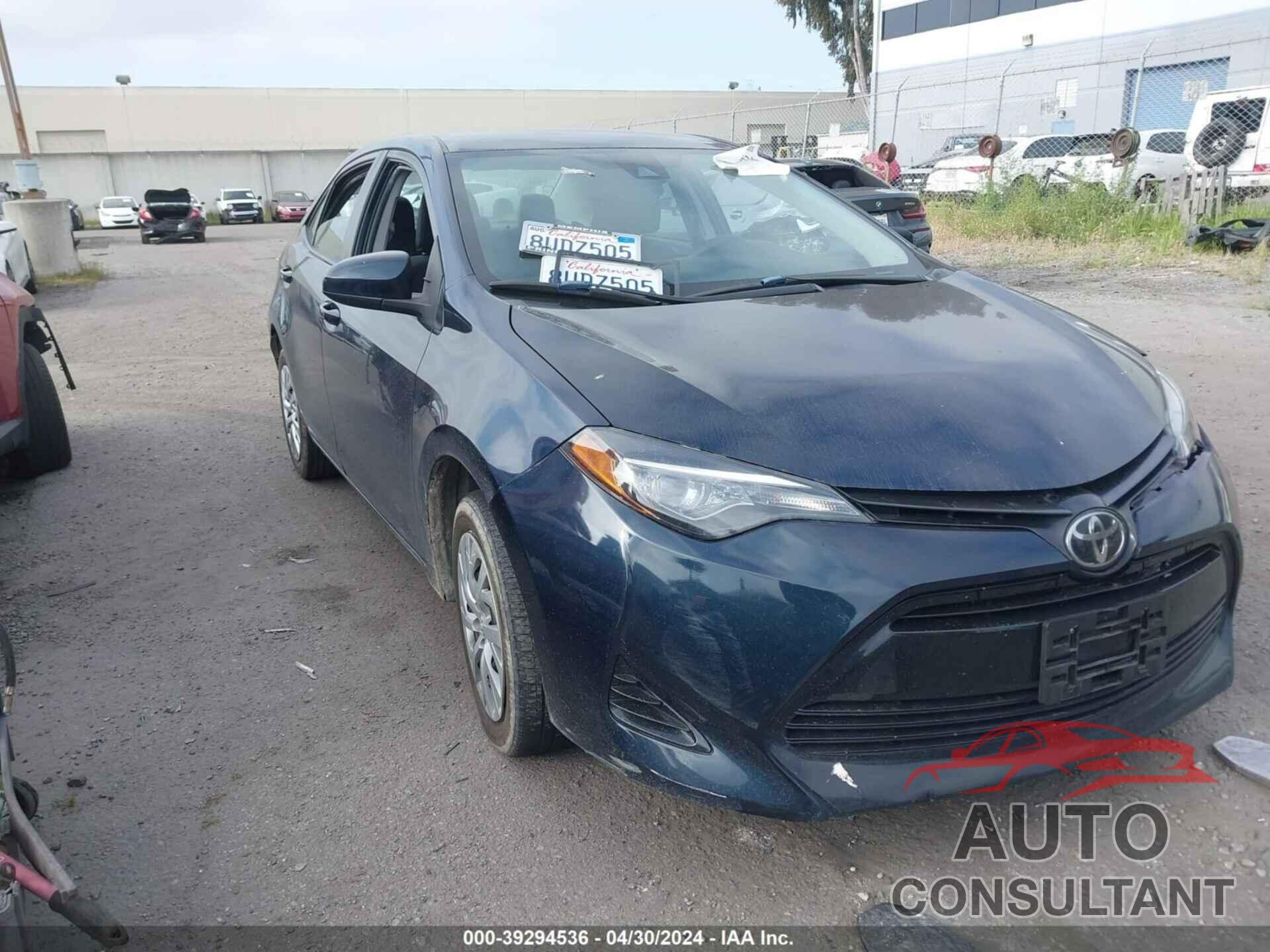 TOYOTA COROLLA 2019 - 5YFBURHE9KP870971