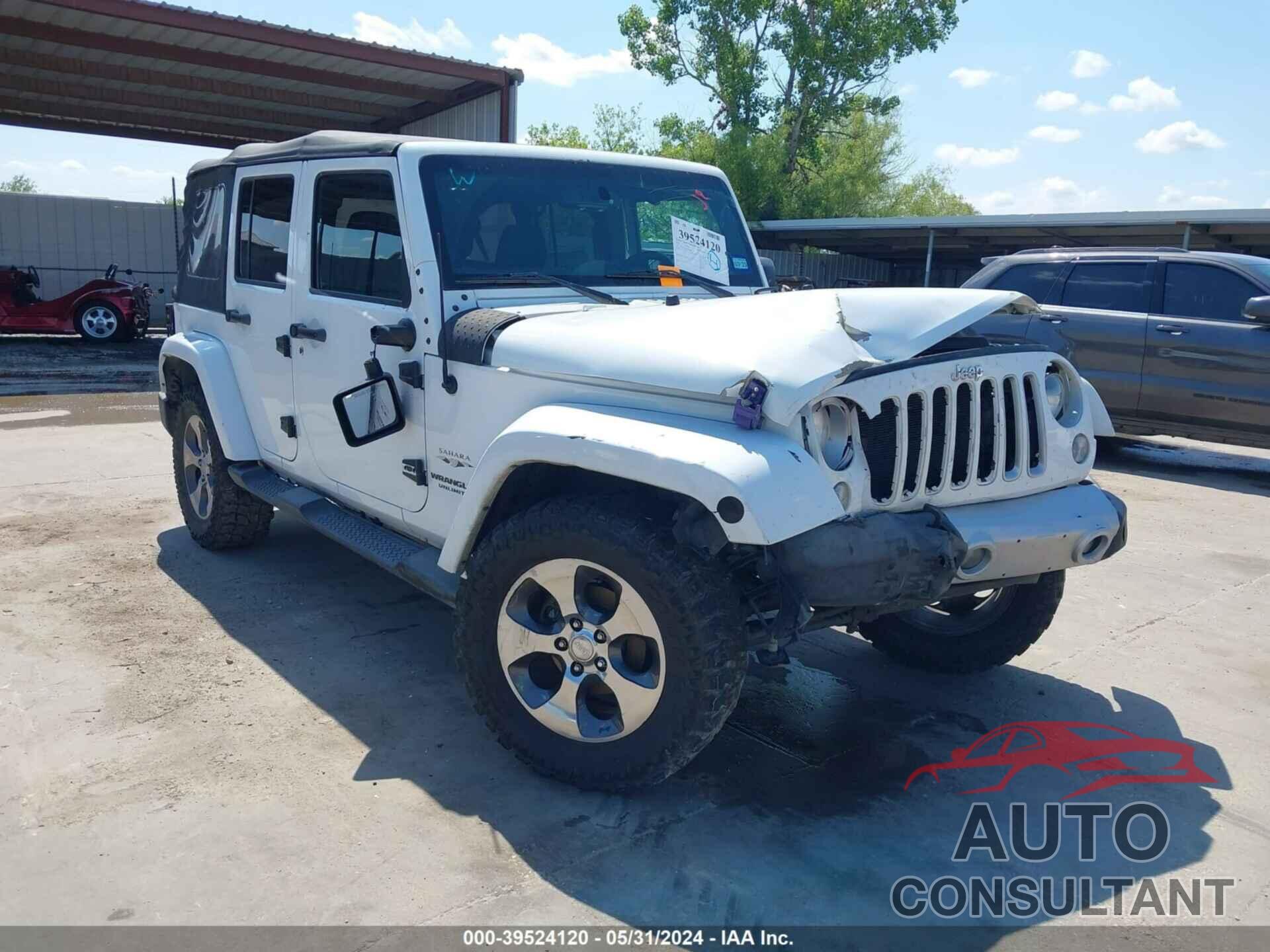 JEEP WRANGLER UNLIMITED 2016 - 1C4BJWEG0GL324864