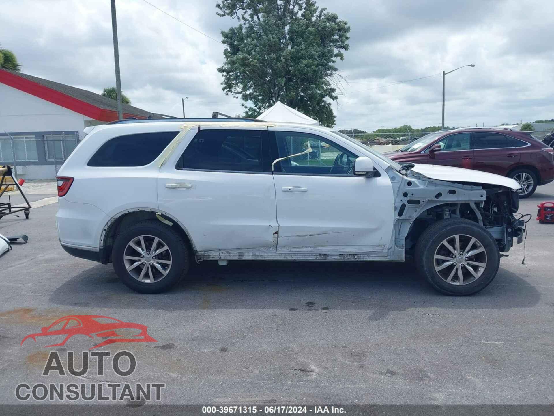 DODGE DURANGO 2016 - 1C4RDJDG6GC353604