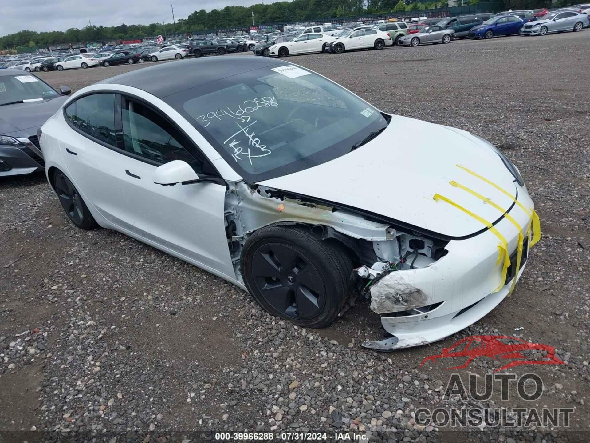 TESLA MODEL 3 2022 - 5YJ3E1EA7NF333259