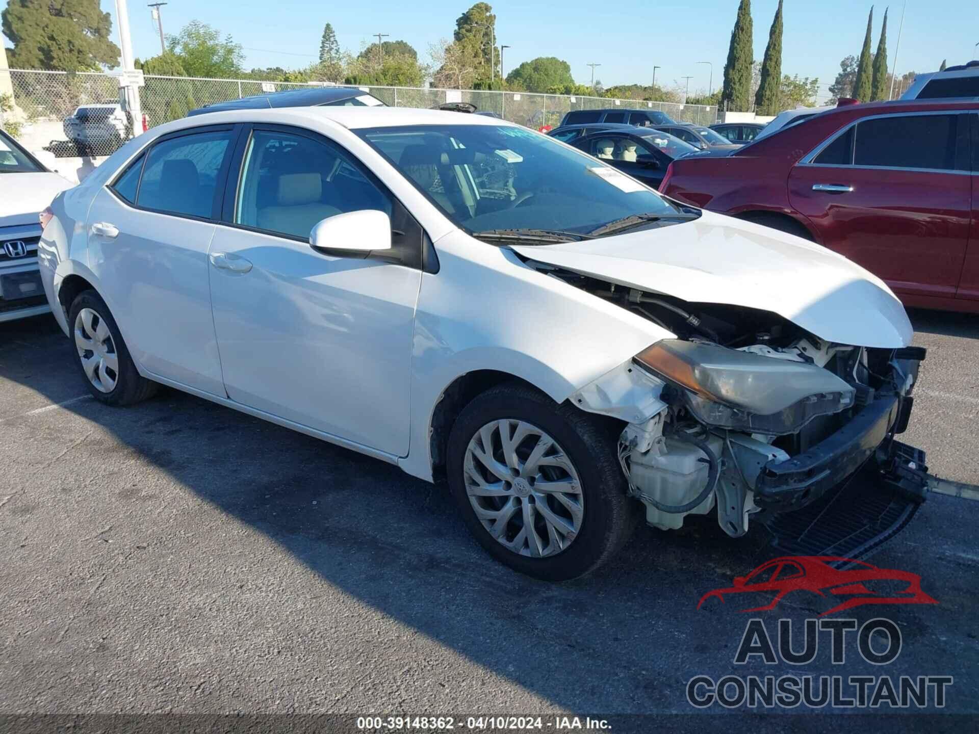TOYOTA COROLLA 2018 - 2T1BURHE2JC034580